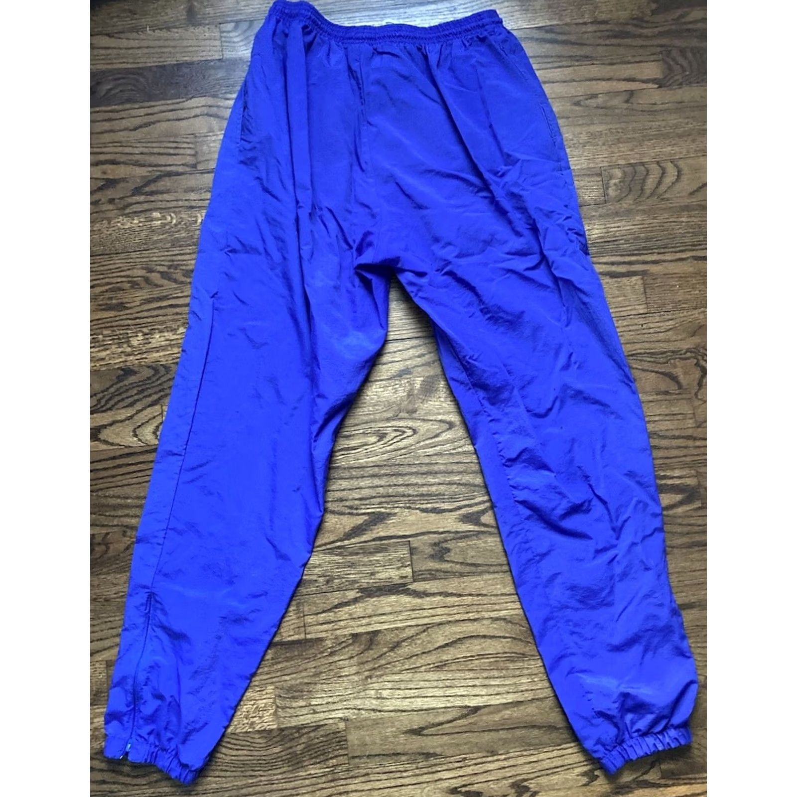Converse VINTAGE Converse Sweatpants Gym Workout Jogger Pants USA Made Mens XL Blue Size US 36 / EU 52 - 6 Thumbnail