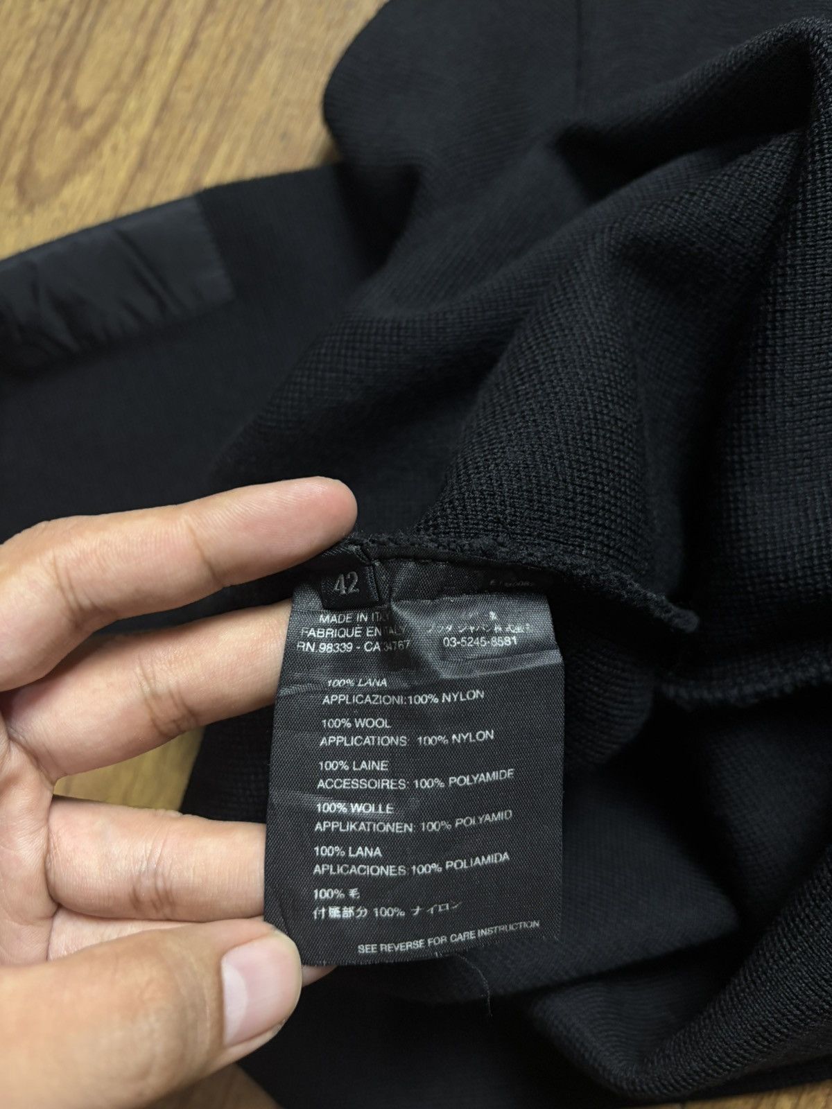 Prada FREE TAX! Prada Sport Nylon Patched Knit Military Turtleneck Size US S / EU 44-46 / 1 - 6 Thumbnail