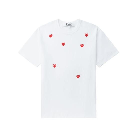 COMME DES GARCONS Men T-Shirts AX T338 WHITE