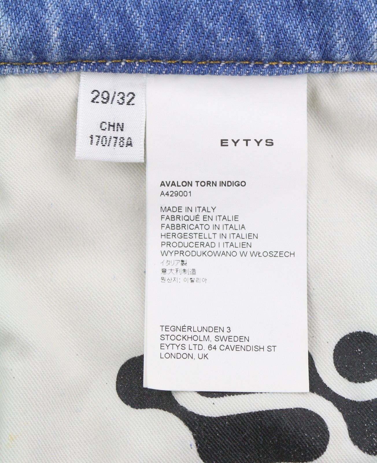 Eytys AVALON TORN INDIGO BOOTCUT W29/L32 RRP370 88889 Size 29" - 9 Thumbnail