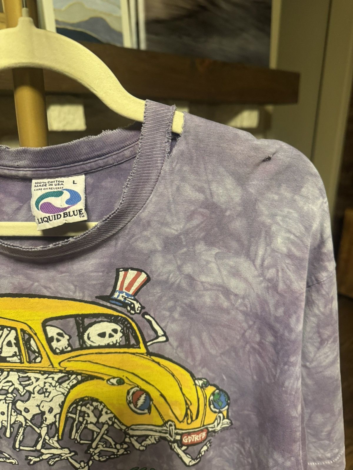 Other 1994 Grateful Dead "Dead X-ing" tie-dye t-shirt Size US L / EU 52-54 / 3 - 9 Thumbnail