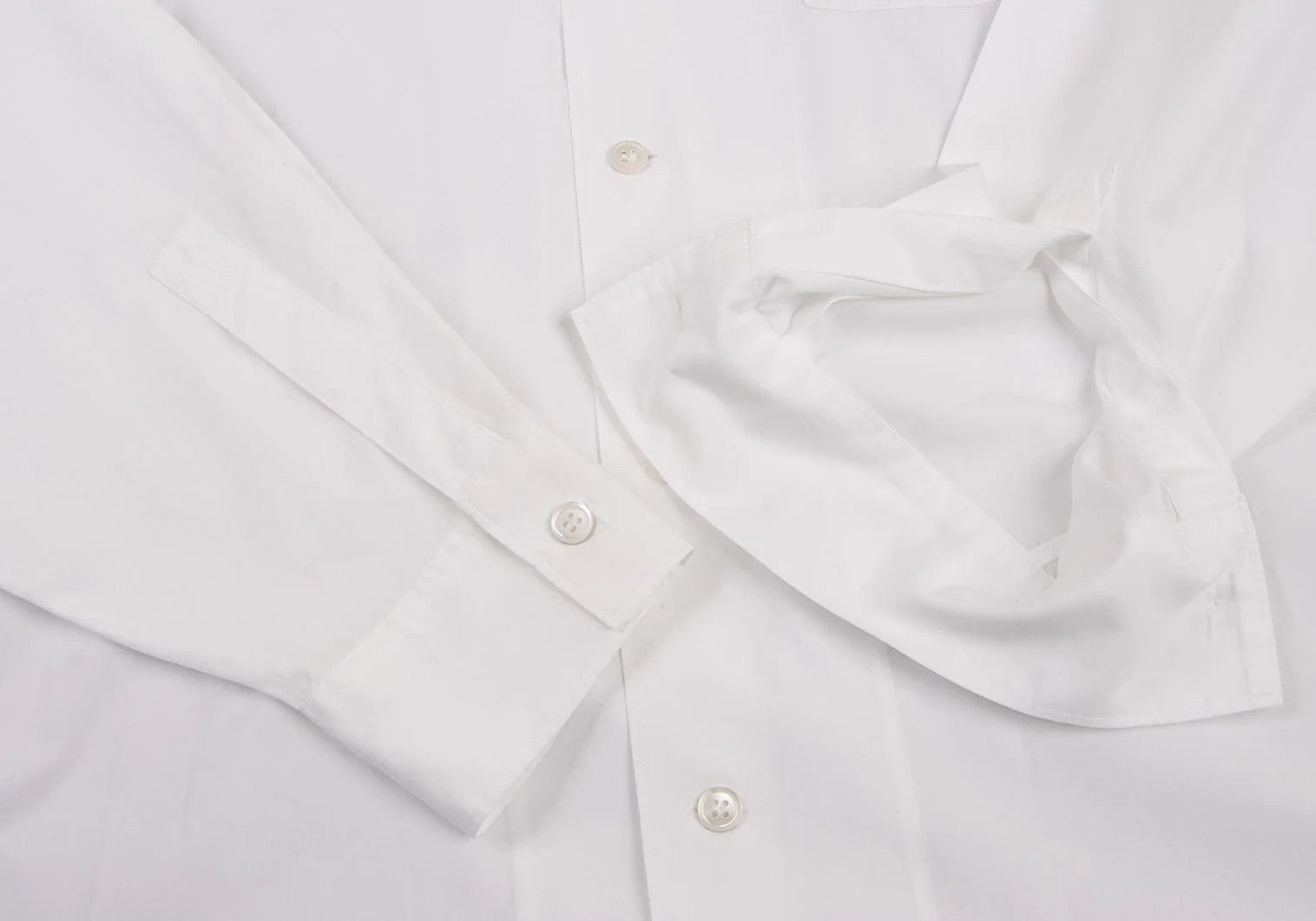 Yohji Yamamoto Yohji Yamamoto Cotton Broad Gathered Collar Shirt Size US M / EU 48-50 / 2 - 8 Thumbnail