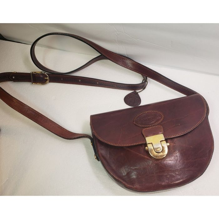 Vintage OROTON vintage Leather Crossbody Bag Australia Handcrafted C