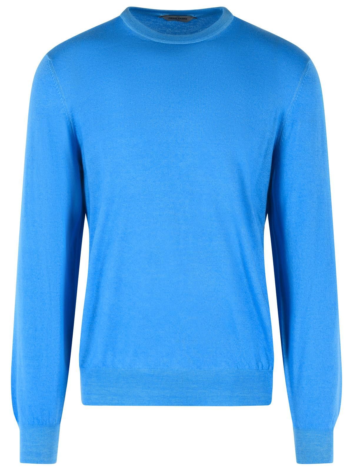 Gran Sasso GRAN SASSO Light Blue Cashmere Sweater Size US XL / EU 56 / 4 - 1 Thumbnail