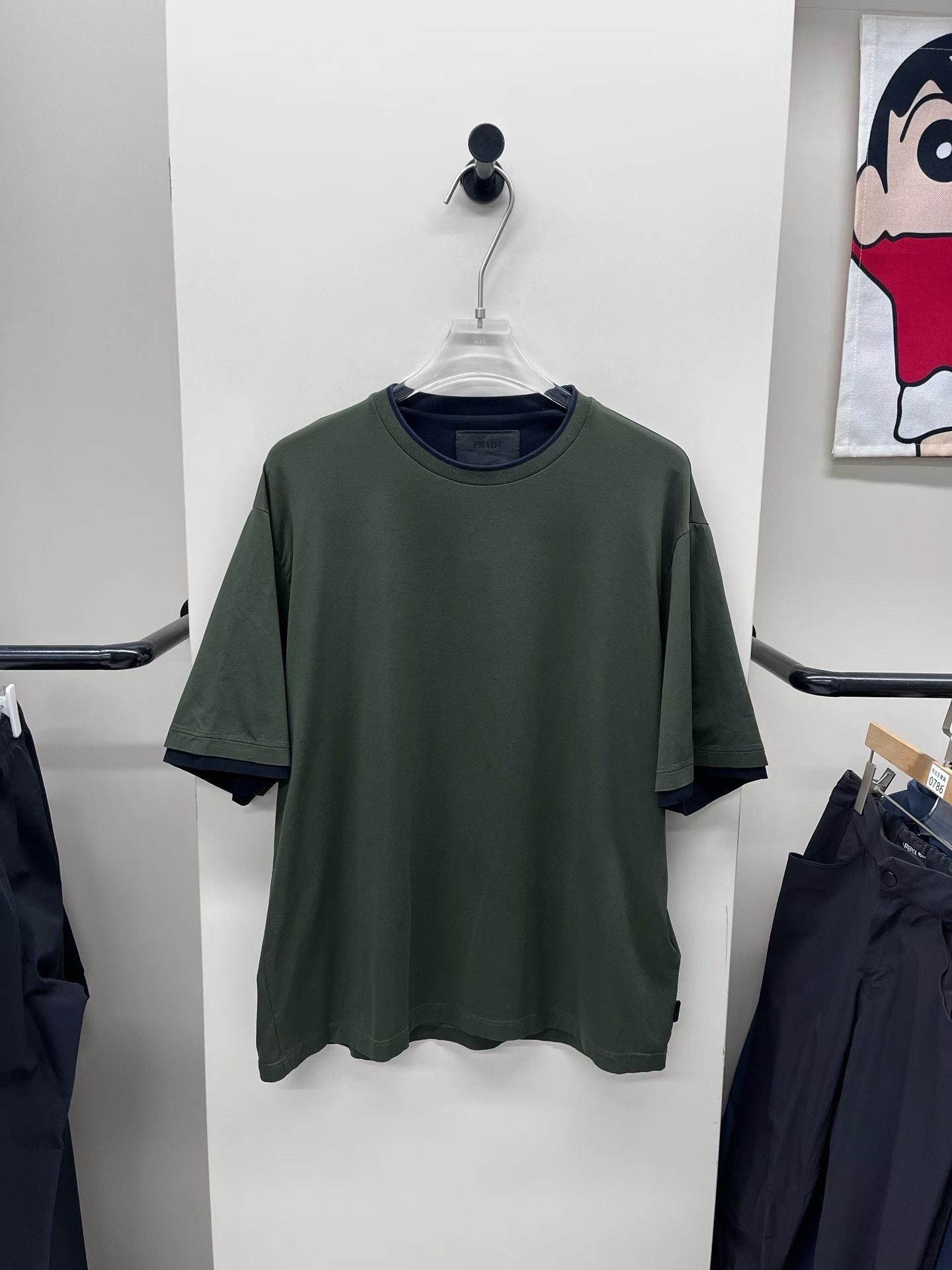 Prada Prada Layered Sleeve T-Shirt XXL Size US XXL / EU 58 / 5 - 1 Thumbnail