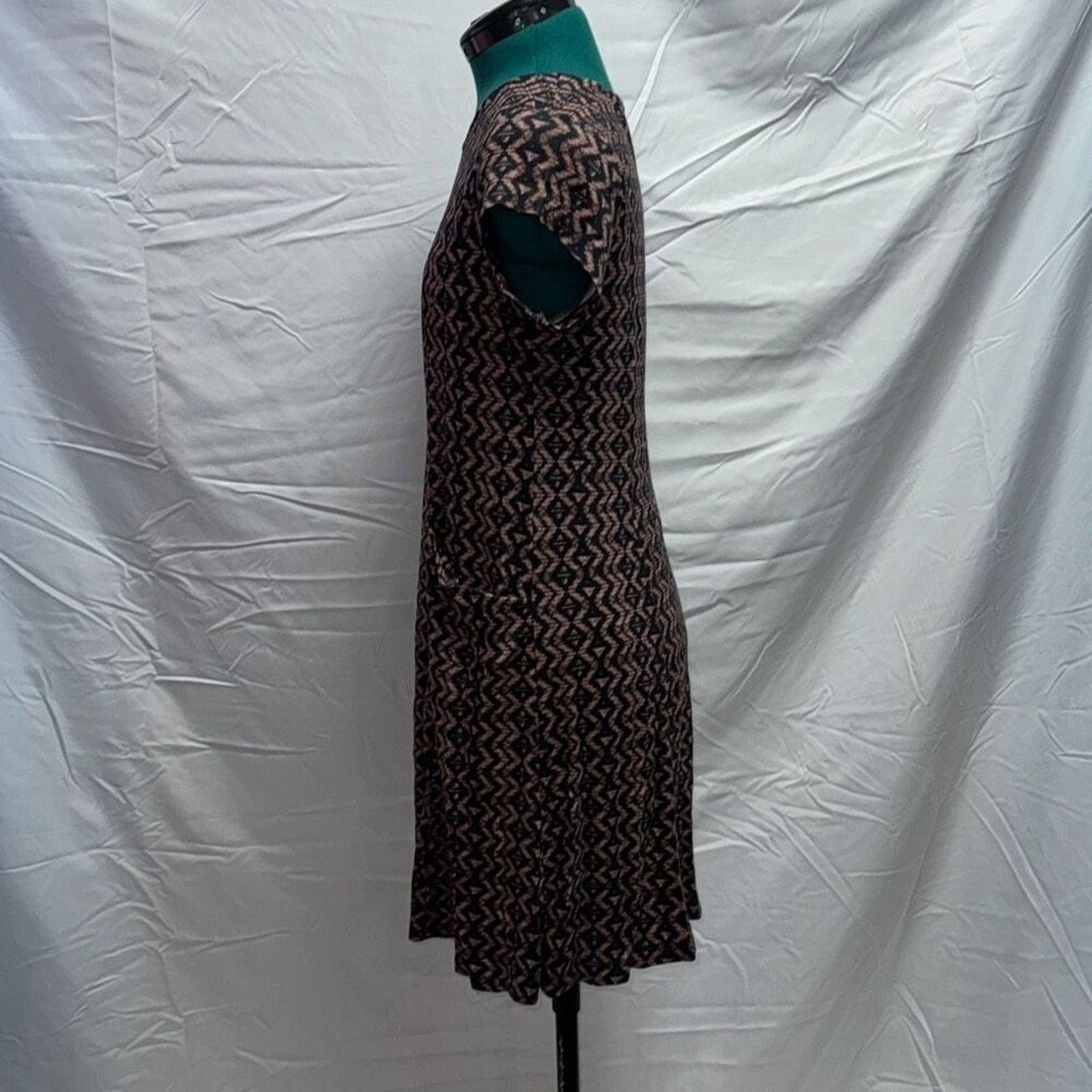 Coldwater Creek Coldwater Creek Brown and Black Print Dress | Sz PM Size M / US 6-8 / IT 42-44 - 4 Thumbnail