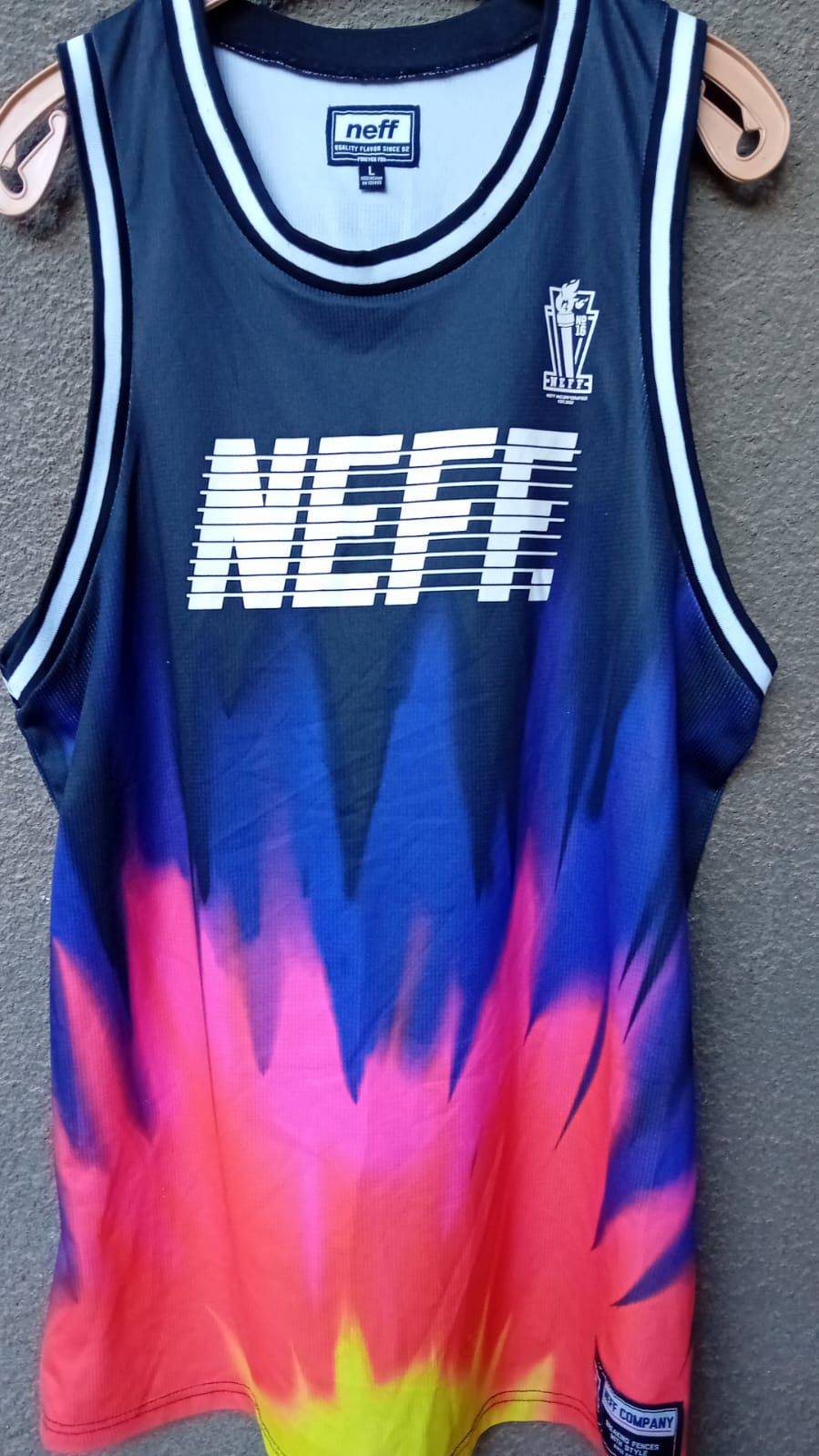NEFF NEFF Basketball Jersey #16 Tye Dye sz L Size US L / EU 52-54 / 3 - 3 Thumbnail