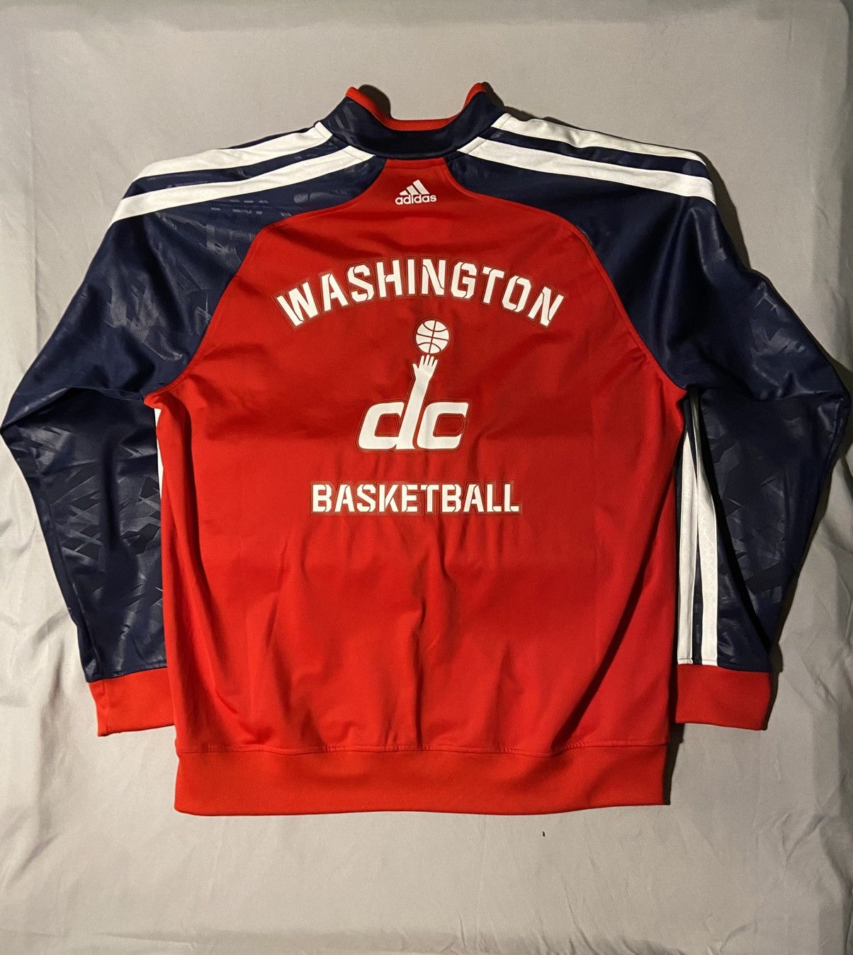 Adidas Adidas Washington Wizards Track Jacket Size US XL / EU 56 / 4 - 3 Thumbnail