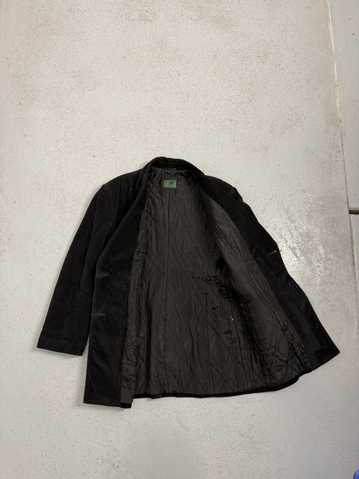 Jean Paul Gaultier Vintage Jean Paul Gaultier Corduroy Double Breaster Coat Size M / US 6-8 / IT 42-44 - 10 Thumbnail