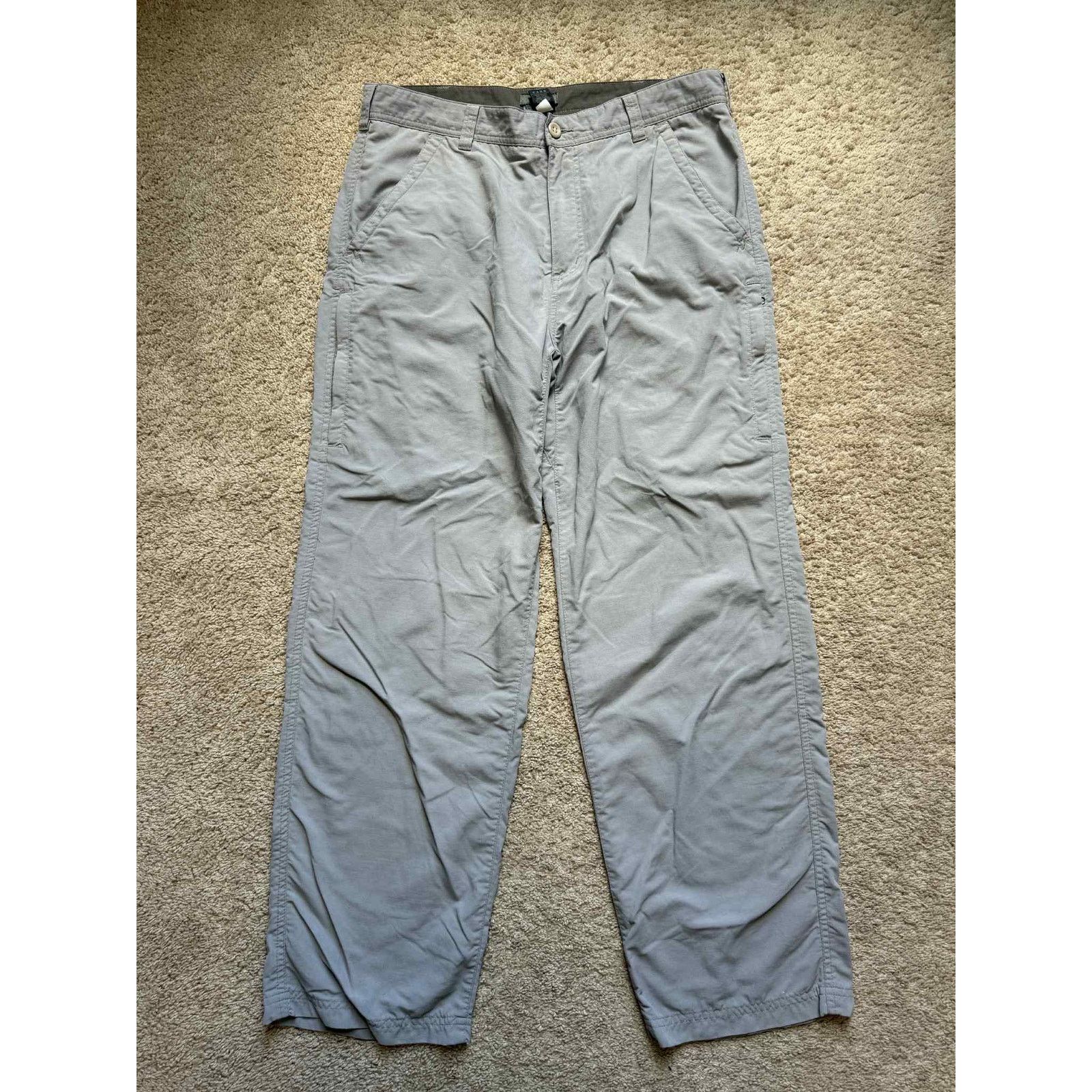Rei Rei UPF 50+ Straight Leg Hiking Pants Gray Mens W34 L30 Size US 34 / EU 50 - 1 Thumbnail