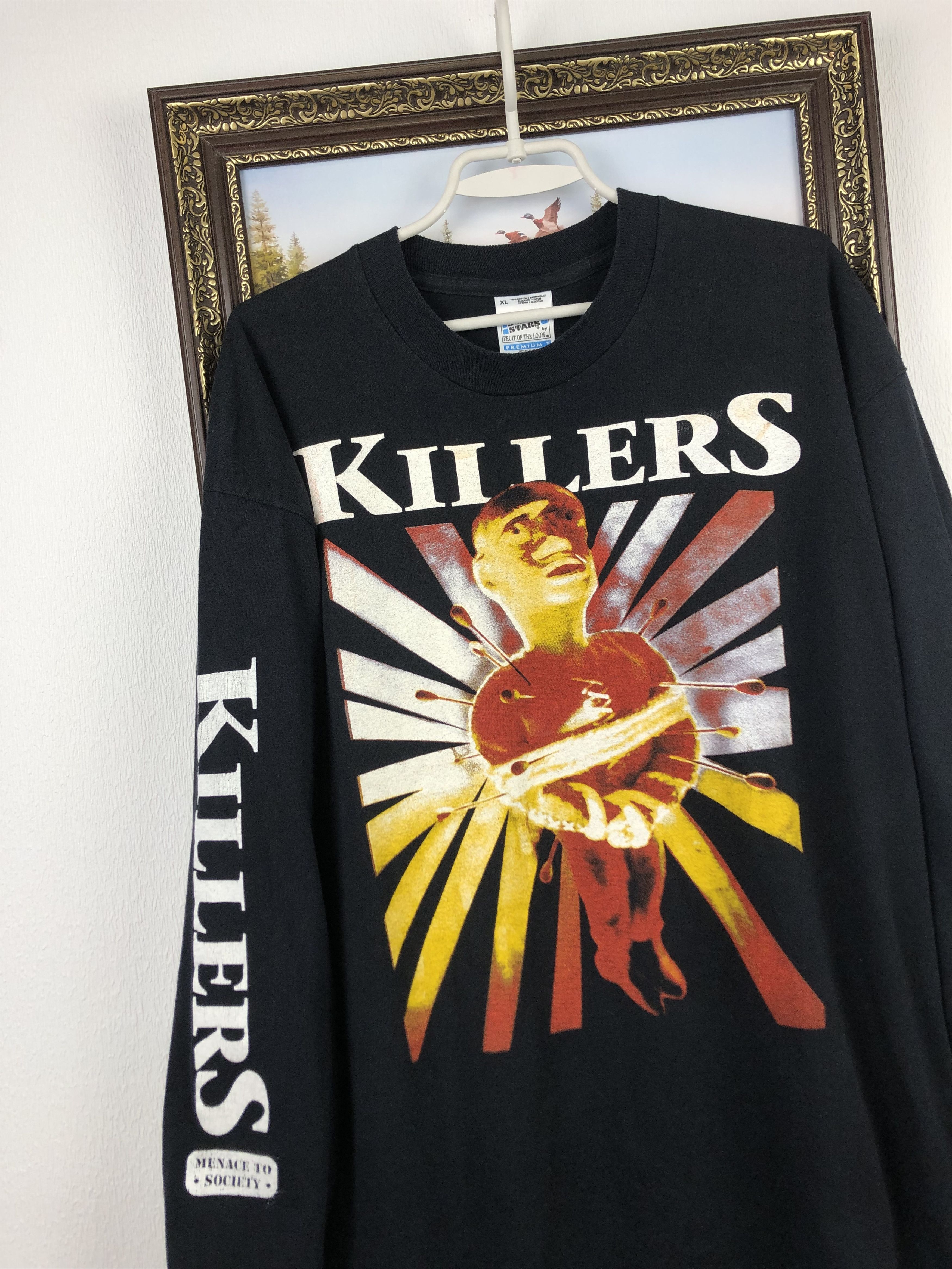 Band Tees Vintage Iron Maiden Killers Band Shirt Long Sleeve Ultimate Size US XL / EU 56 / 4 - 4 Thumbnail