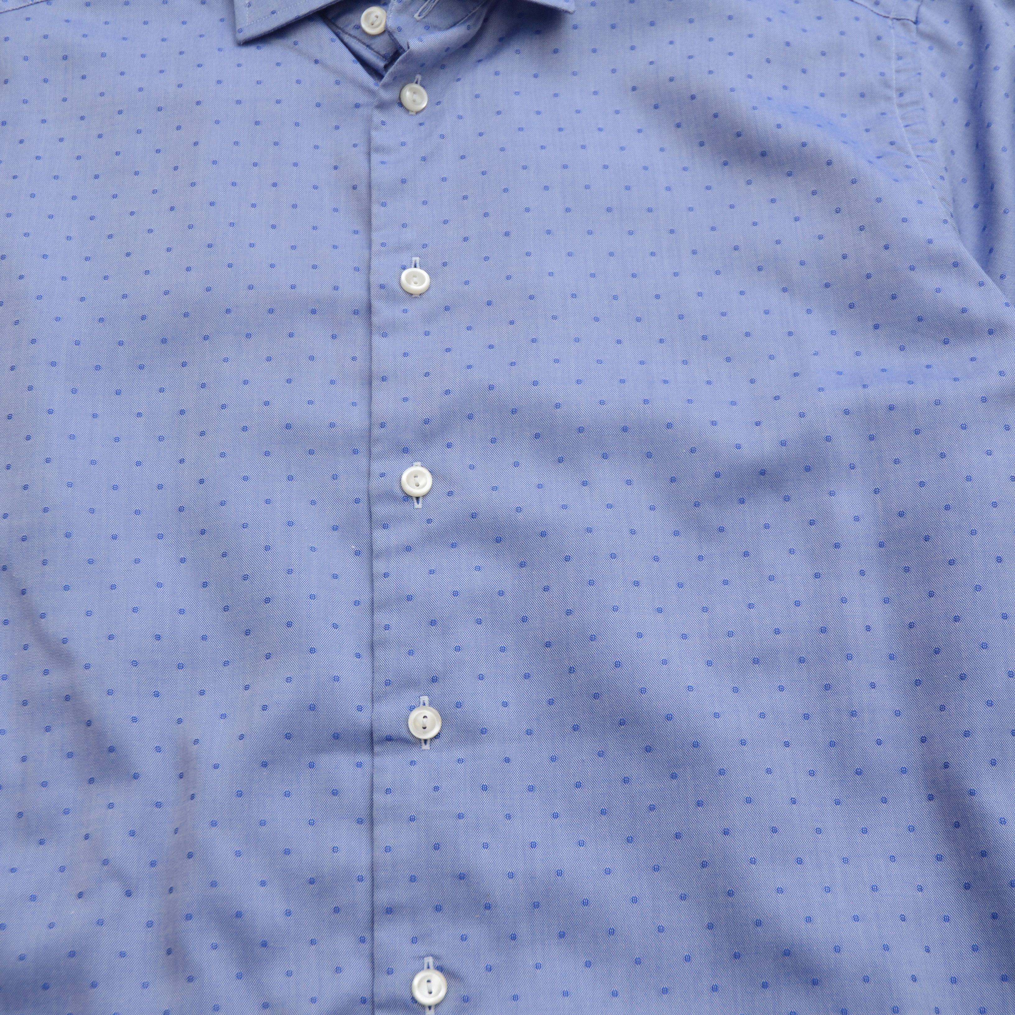 Eton Eton Contemporary Shirt size 16 41 Blue Mini Owl Print Size US L / EU 52-54 / 3 - 9 Thumbnail