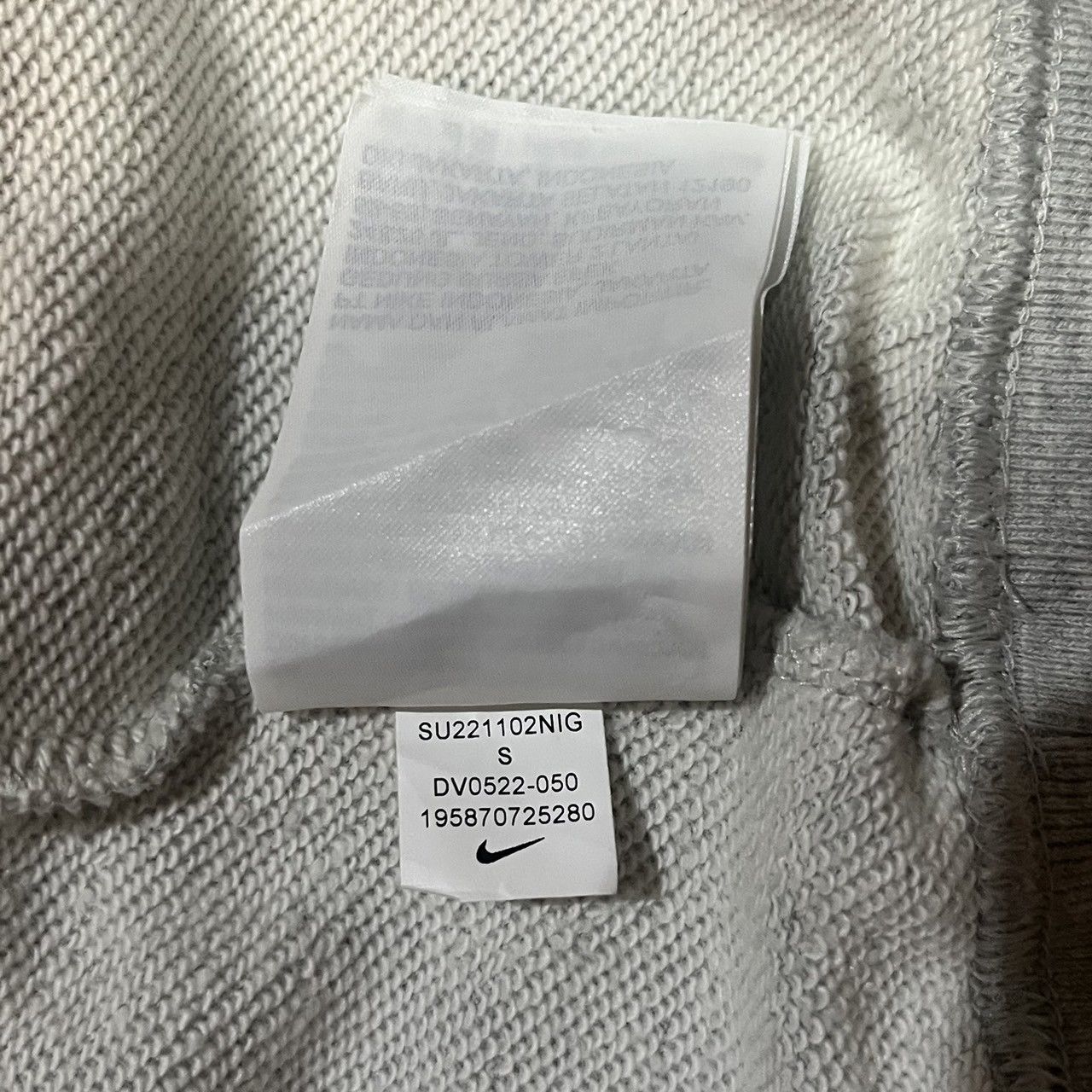 Nike nike the sports and fitness company sweatshirt grey Size US S / EU 44-46 / 1 - 7 Thumbnail