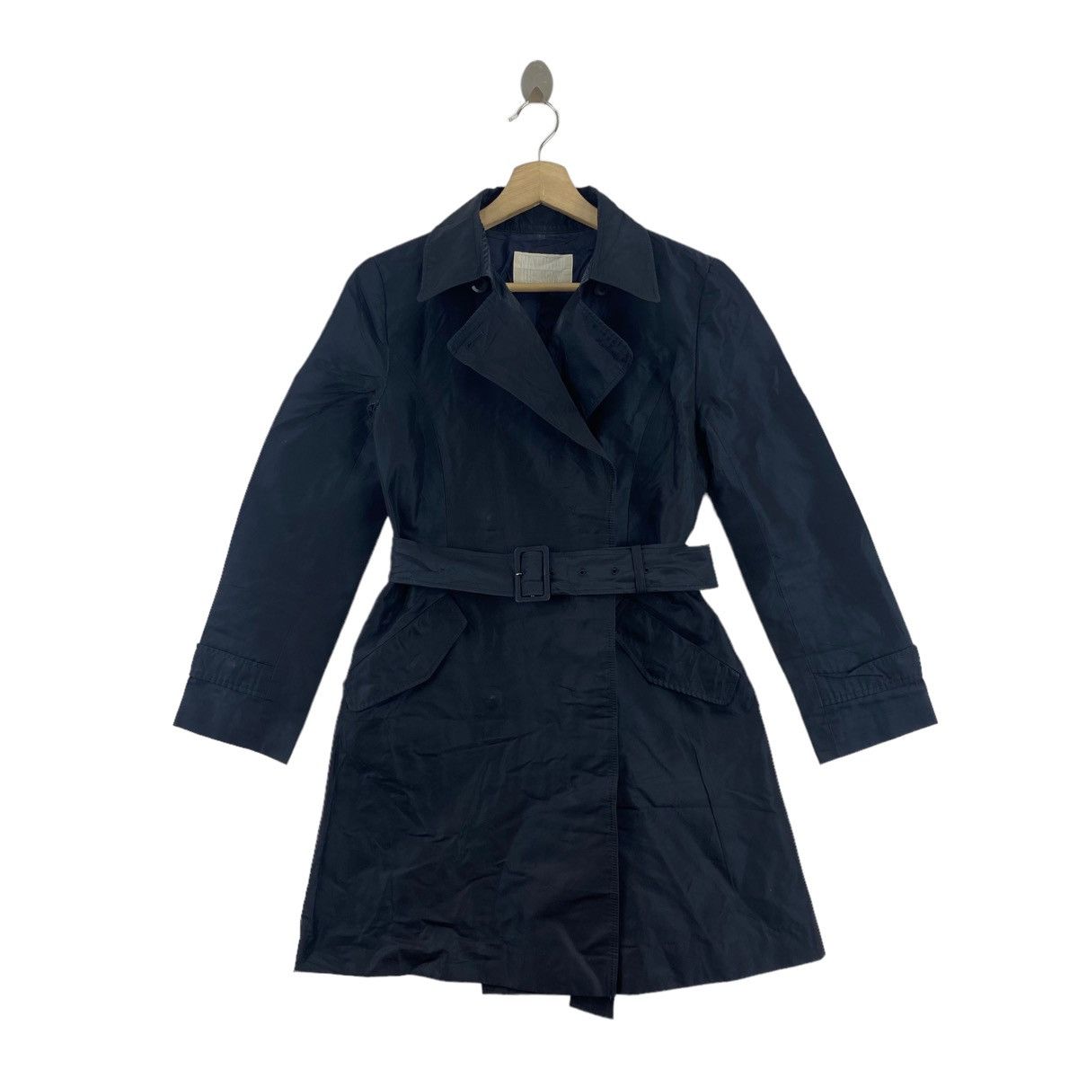 Japanese Brand NATURAL BEAUTY Japanese Brand Black Trench Coat Parka Size S / US 4 / IT 40 - 1 Thumbnail