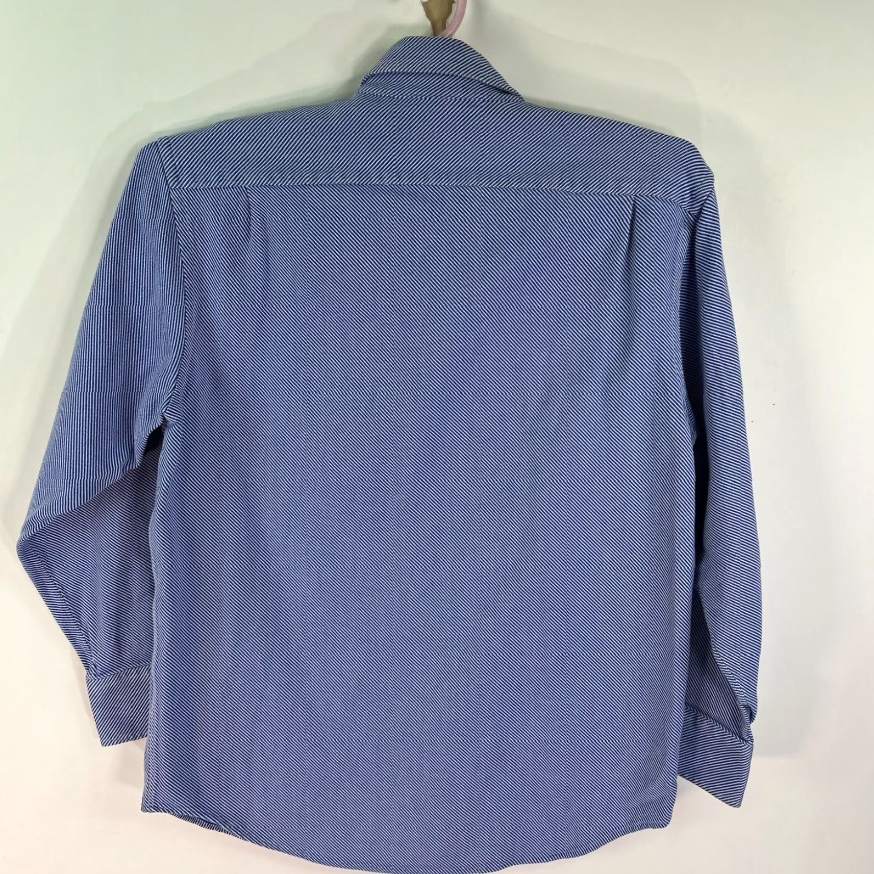 Cremieux VINTAGE Daniel Cremieux Hounds Tooth Heavy Weight Cotton Button-Down Shirt M Blue Adult Shirt Size US M / EU 48-50 / 2 - 7 Thumbnail