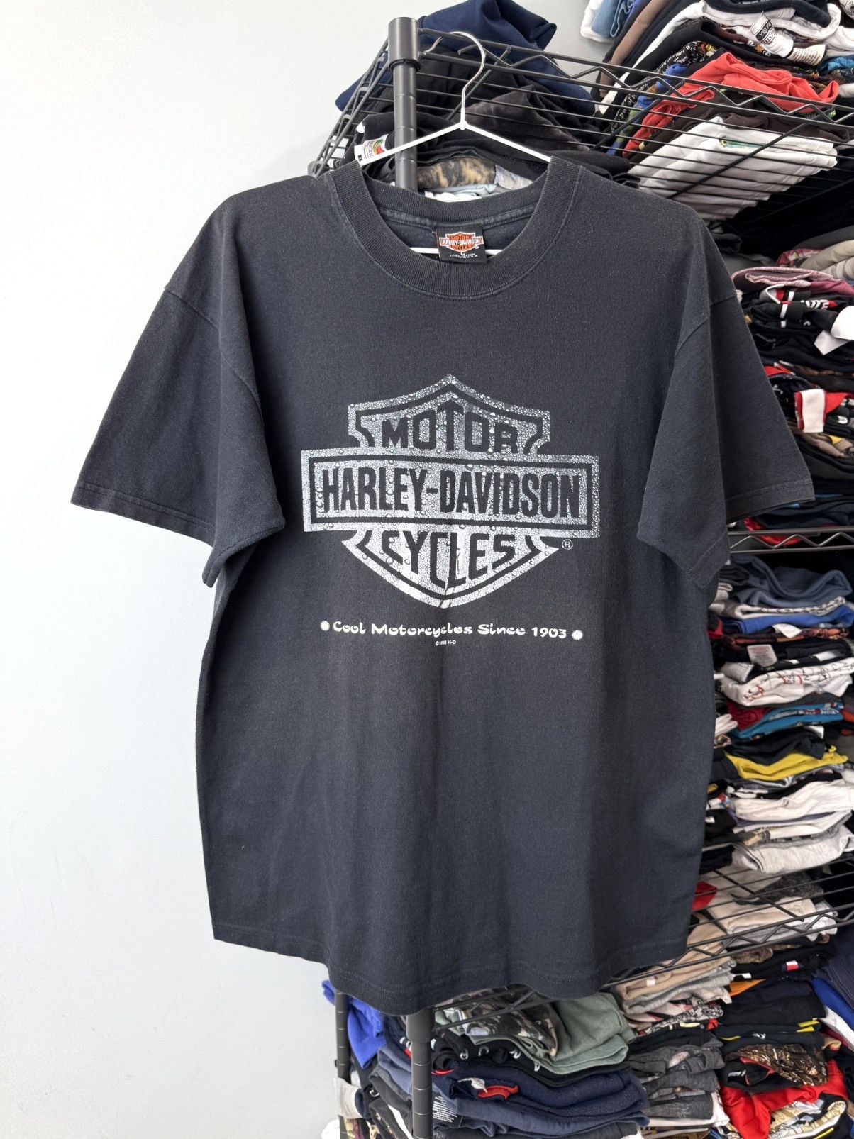 Harley Davidson Rare! Vintage 1998 Harley Davidson T Shirt Triumph Size US L / EU 52-54 / 3 - 1 Thumbnail