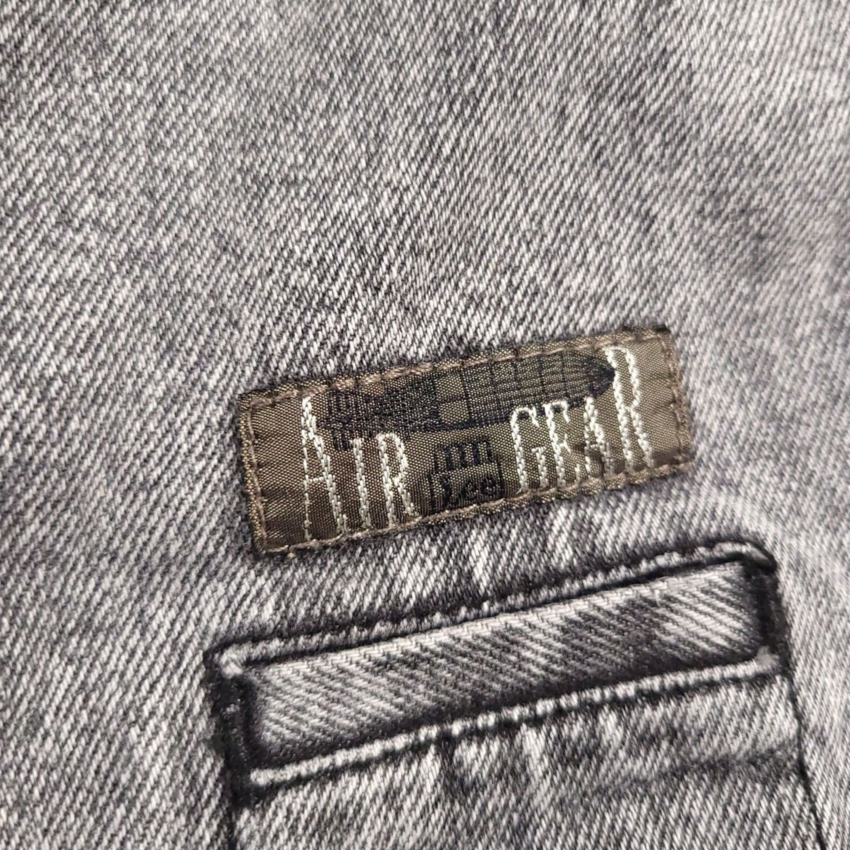 Lee VINTAGE Lee Airgear Denim Shorts Women's W38 High Rise Acid Wash 7" Inseam; 80s; Gray; Regular; Summer, Spring, Fall; Mens/Womens Size 26" / US 2 / IT 38 - 6 Thumbnail