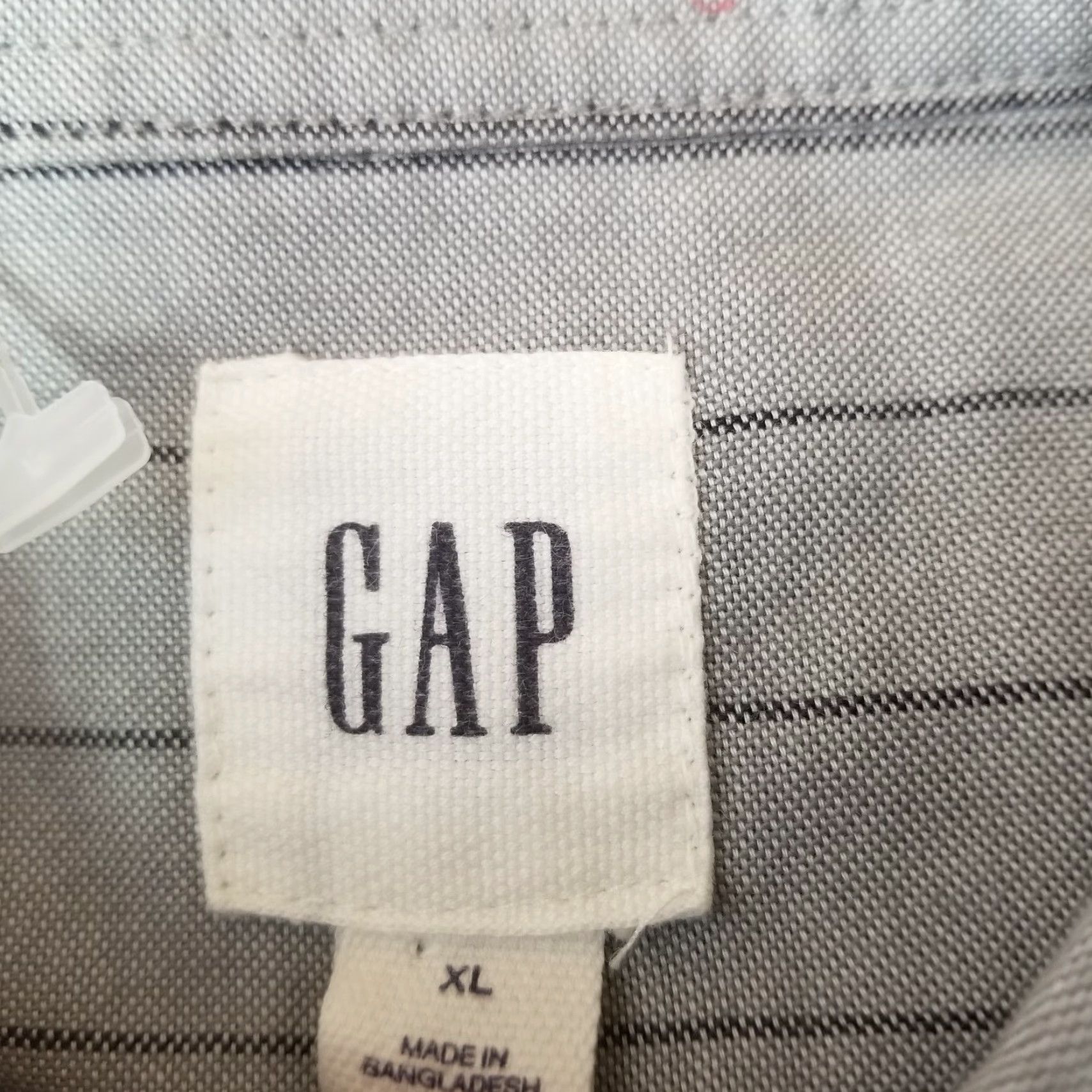 Gap GAP Shirt Mens XL Gray Cotton Knit Button-Up Long Sleeve Casual Size US XL / EU 56 / 4 - 4 Thumbnail