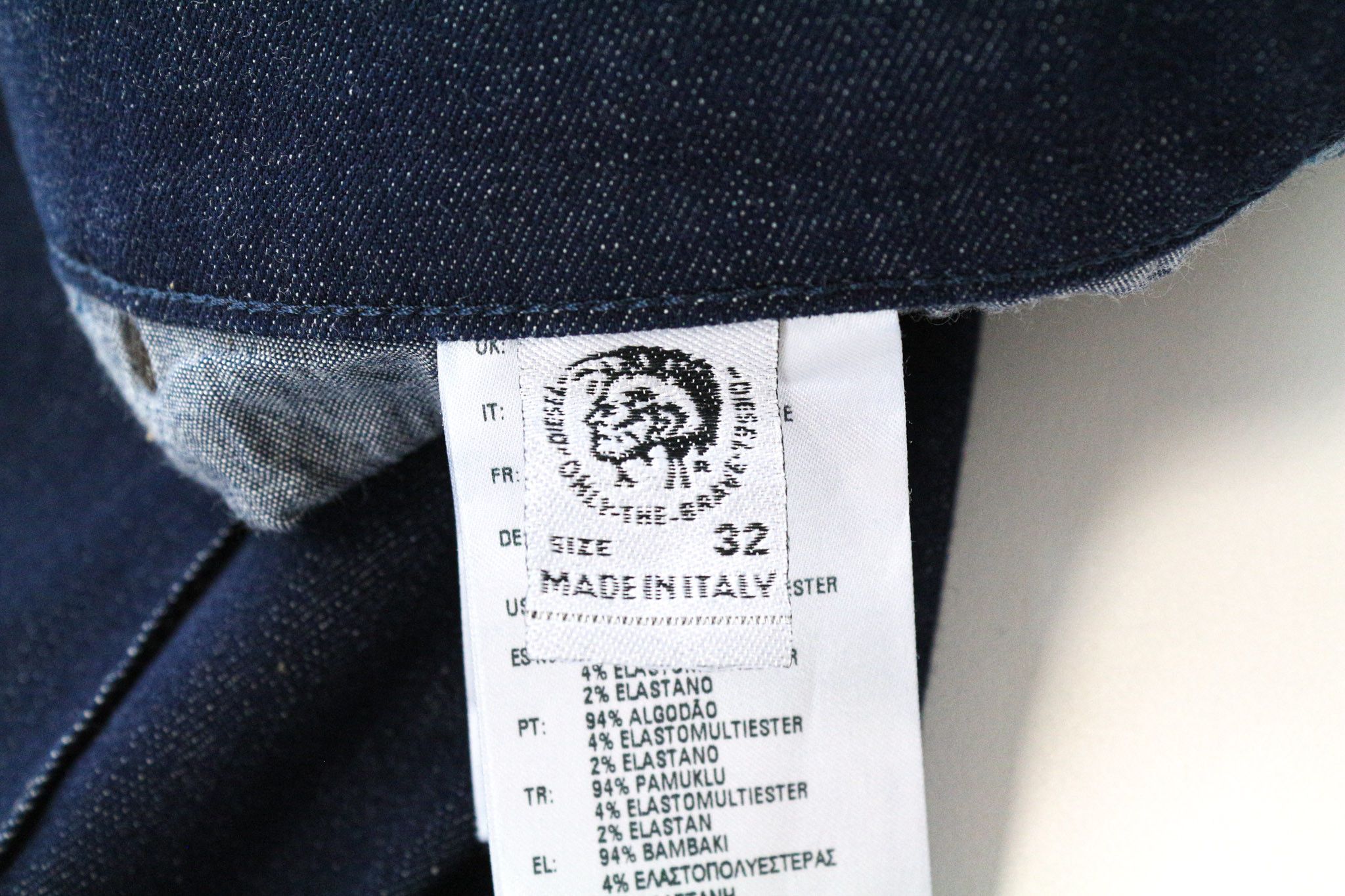 Diesel JIFER-P 0688B W32/L32 Blue Slim Taper Stretch Jeans 75626 Size US 32 / EU 48 - 7 Thumbnail