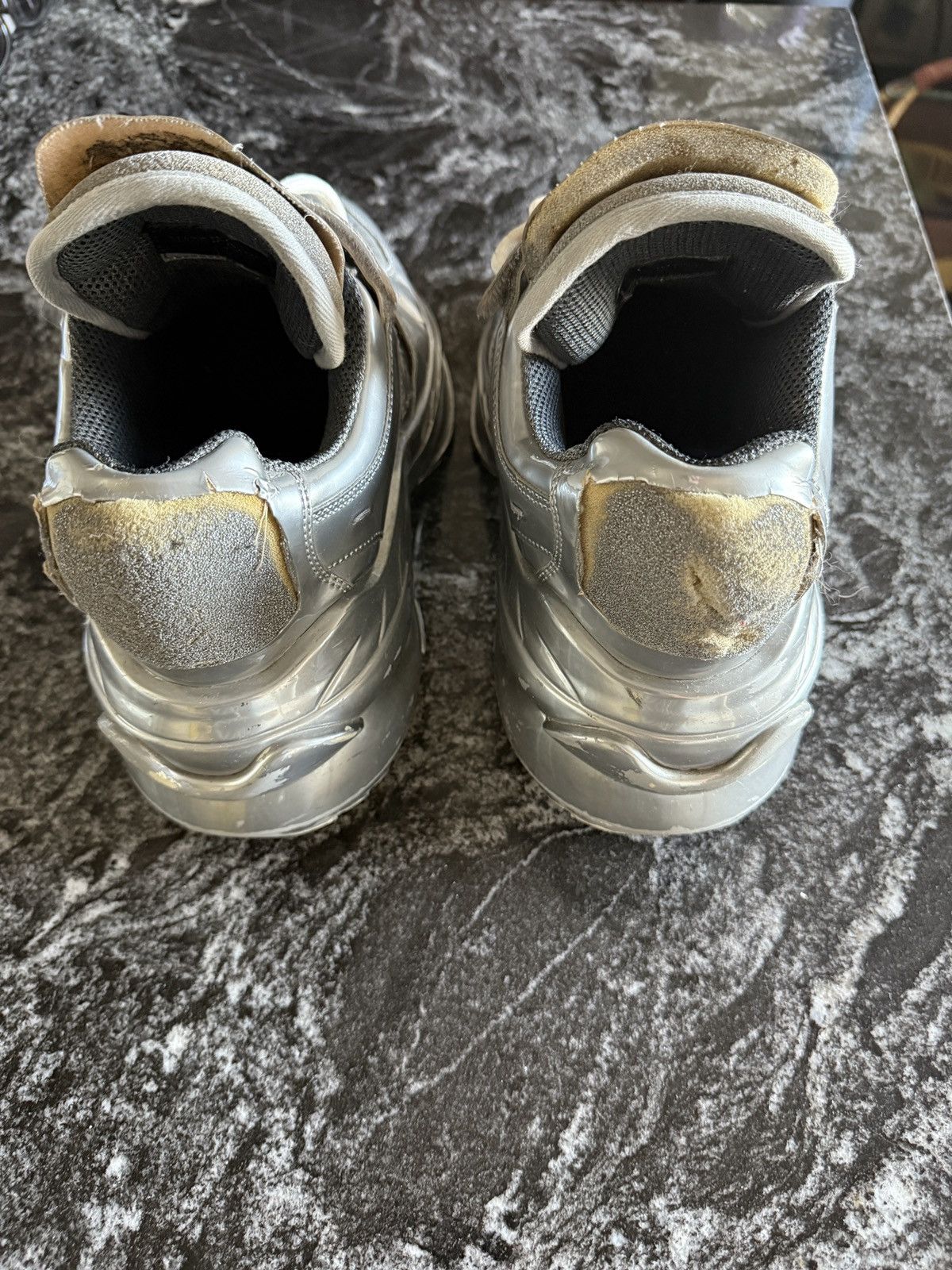 Maison Margiela Maison Margiela Runway Silver Chunky Sneaker Size 43 (US 10) Size US 10 / EU 43 - 5 Thumbnail