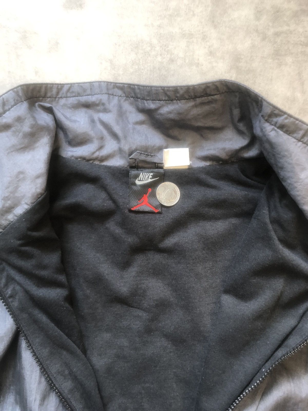 Jordan Brand × Nike × Vintage Vintage 90's NIKE Air Jordan MVP Jacket Big Logo Size US L / EU 52-54 / 3 - 4 Thumbnail