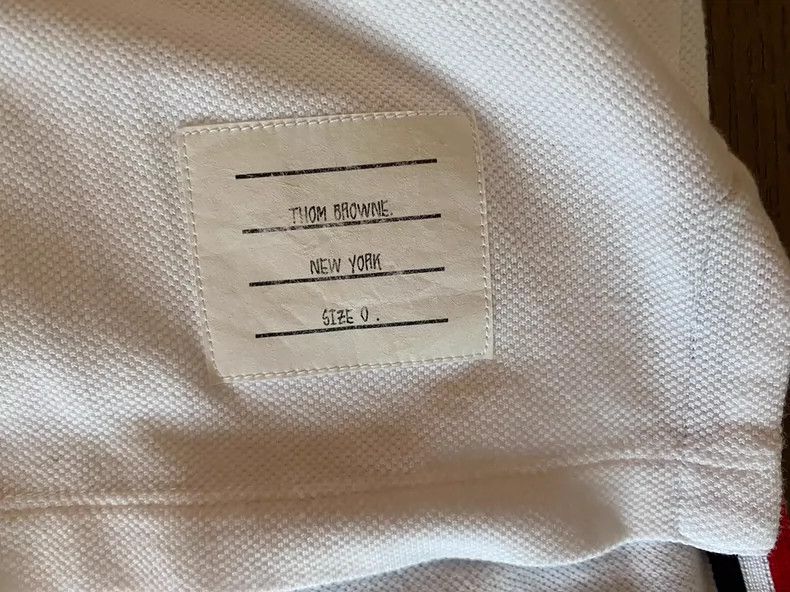 Thom Browne Thom Browne Short-sleeved Polo T-shirt Size US XS / EU 42 / 0 - 2 Thumbnail