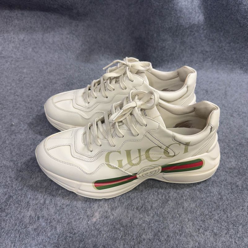 Gucci Rhyton Logo Low-Top Dad Sneakers -