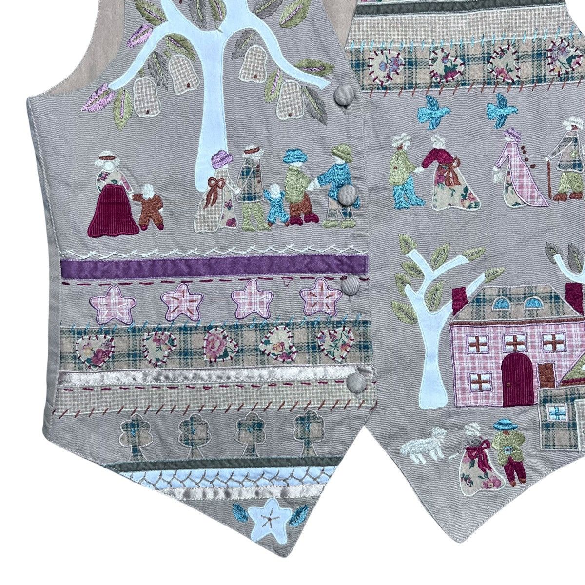 Other Eagle’s Eye Collectibles Fruit Tree Farm Embroidered Vest Size M / US 6-8 / IT 42-44 - 6 Thumbnail