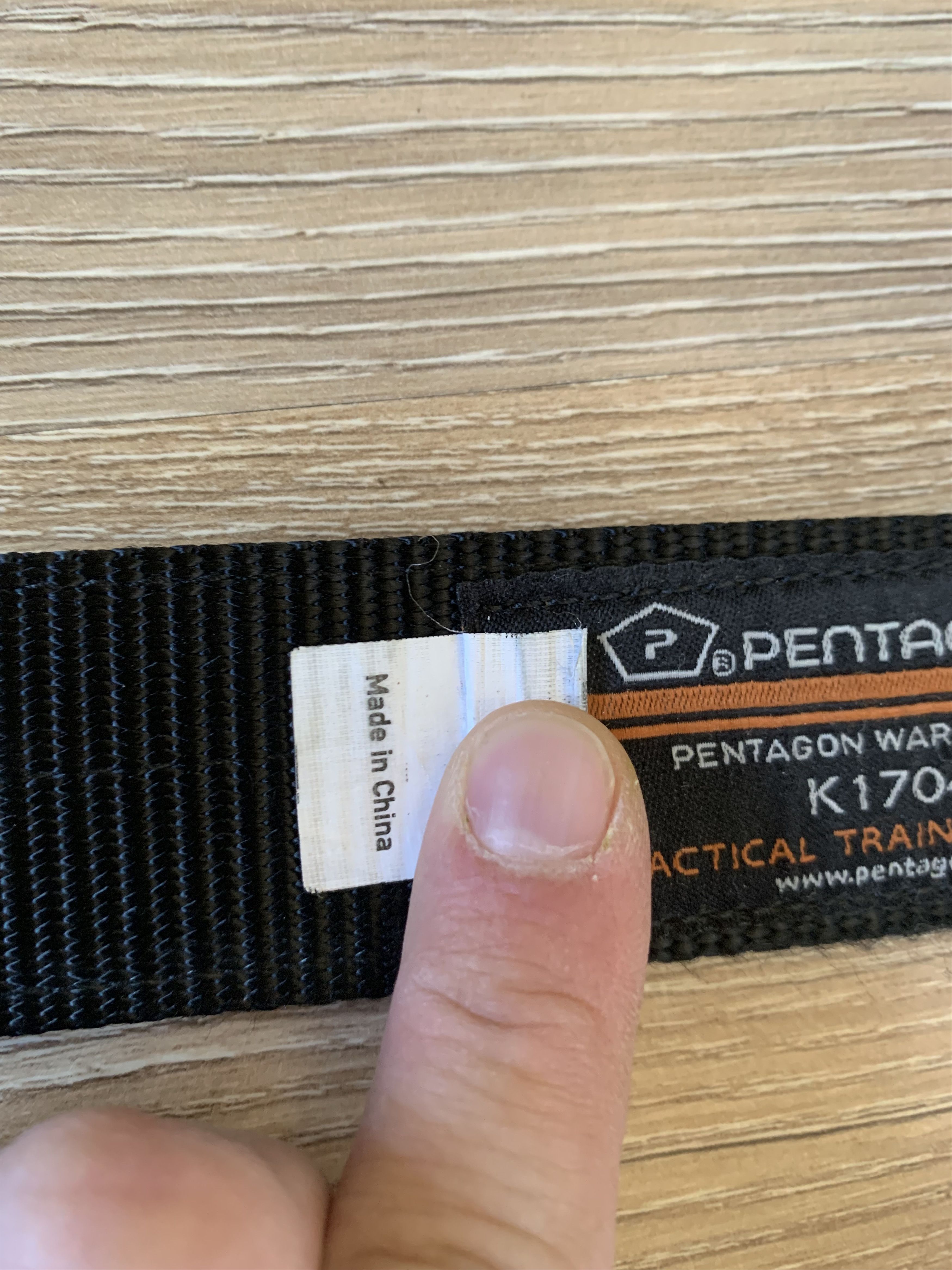 Other Pentagon Tactical Textile Black Belt Size ONE SIZE - 8 Thumbnail