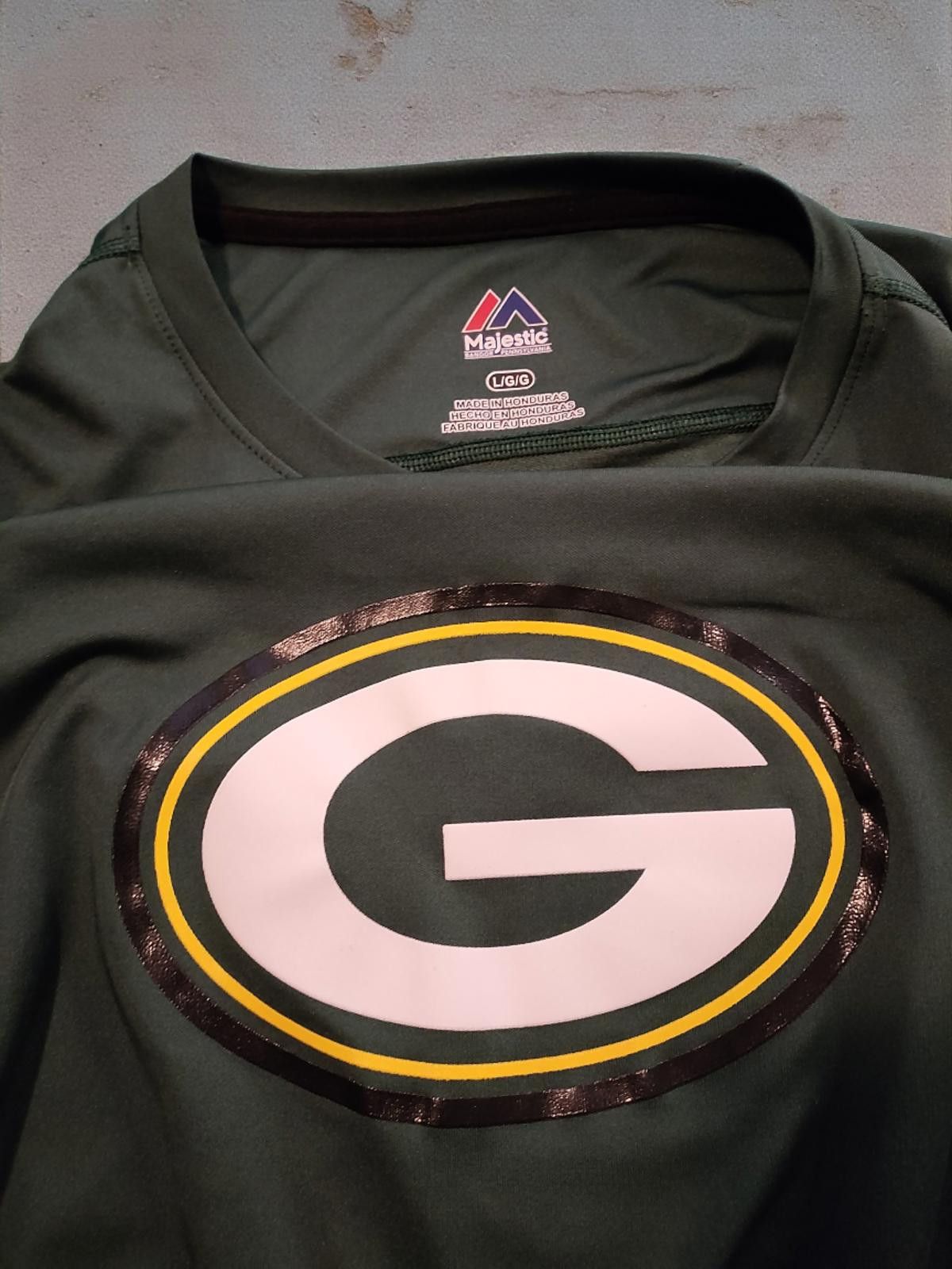 Majestic Greenbay Packers Dri-Fit Tee Size Large by Majestic Size US L / EU 52-54 / 3 - 6 Thumbnail