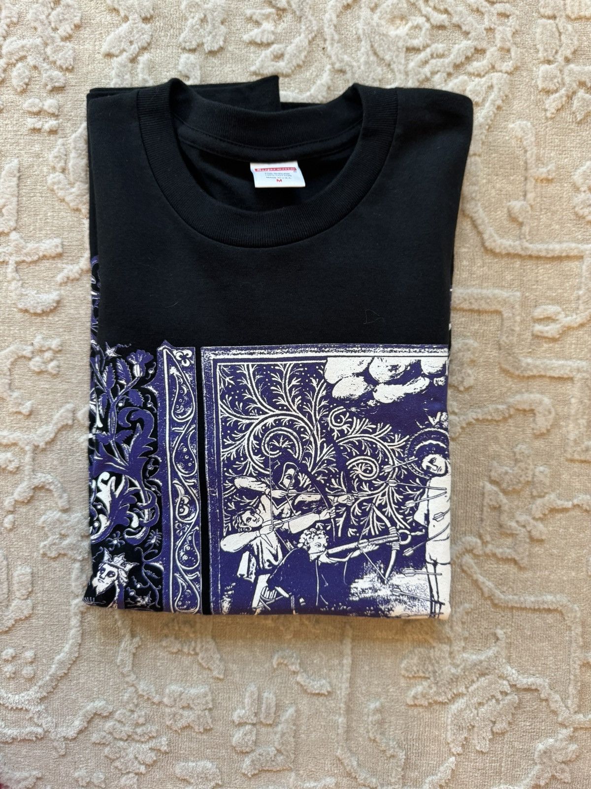 Supreme Supreme Saint Sebastian Longsleeve tee SS24 black Sz