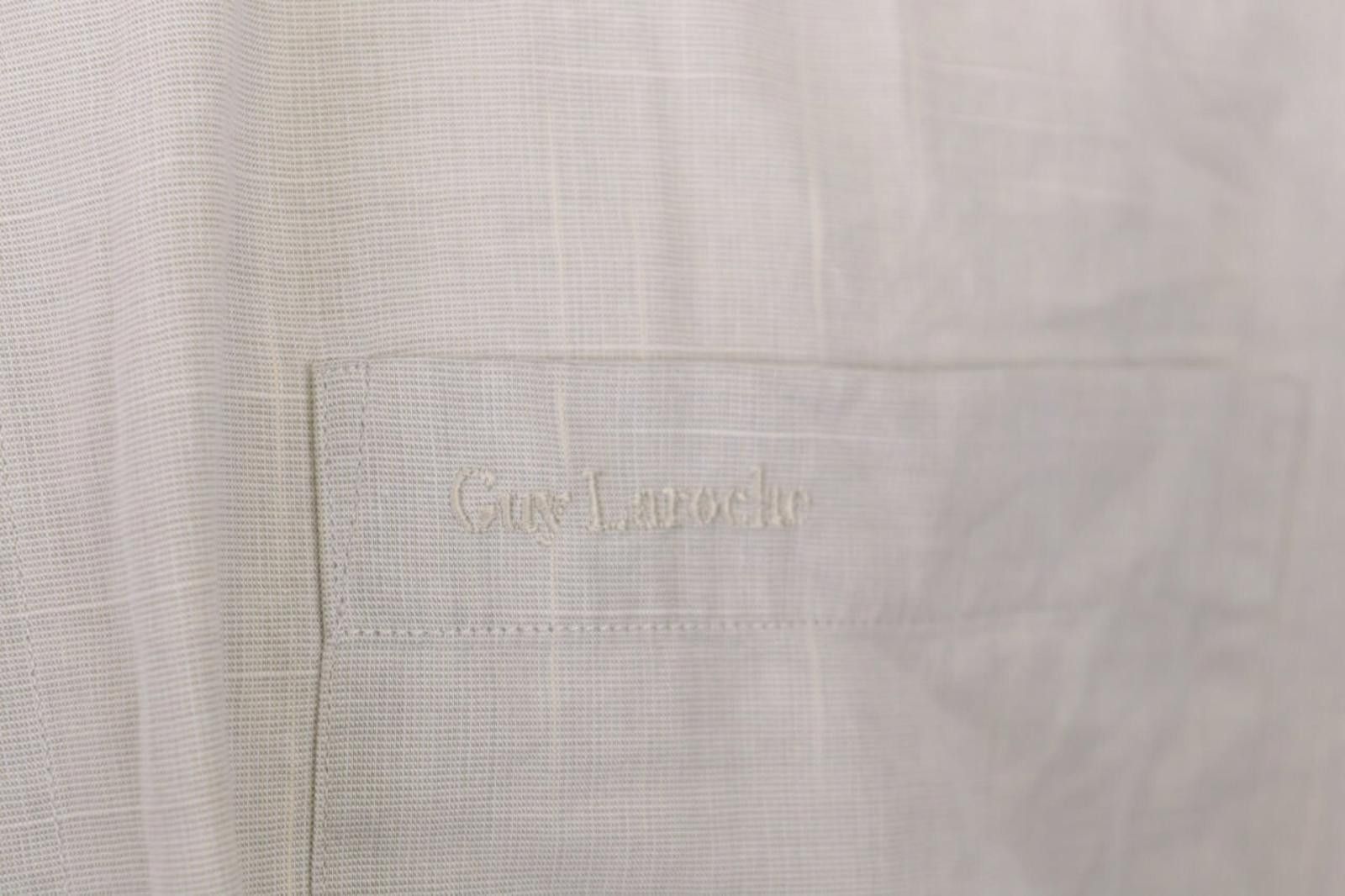 Guy Laroche Vintage Guy Laroche Paris Beige Button Down Shirt Size 44 Size US M / EU 48-50 / 2 - 6 Thumbnail