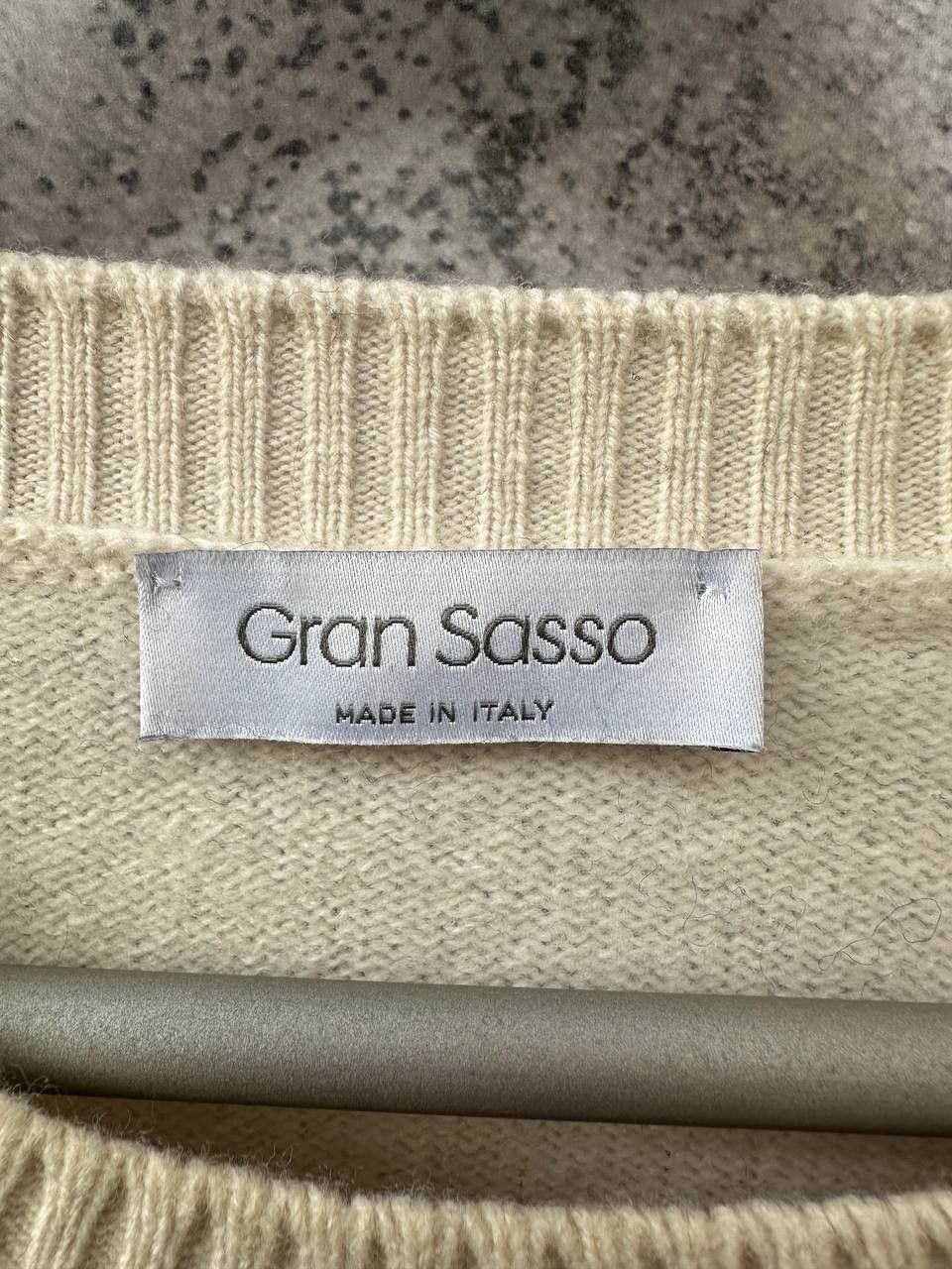 Gran Sasso Gran Sasso Wool Cashmere Blend Stripes Oversized Sweater Size L / US 10 / IT 46 - 13 Thumbnail