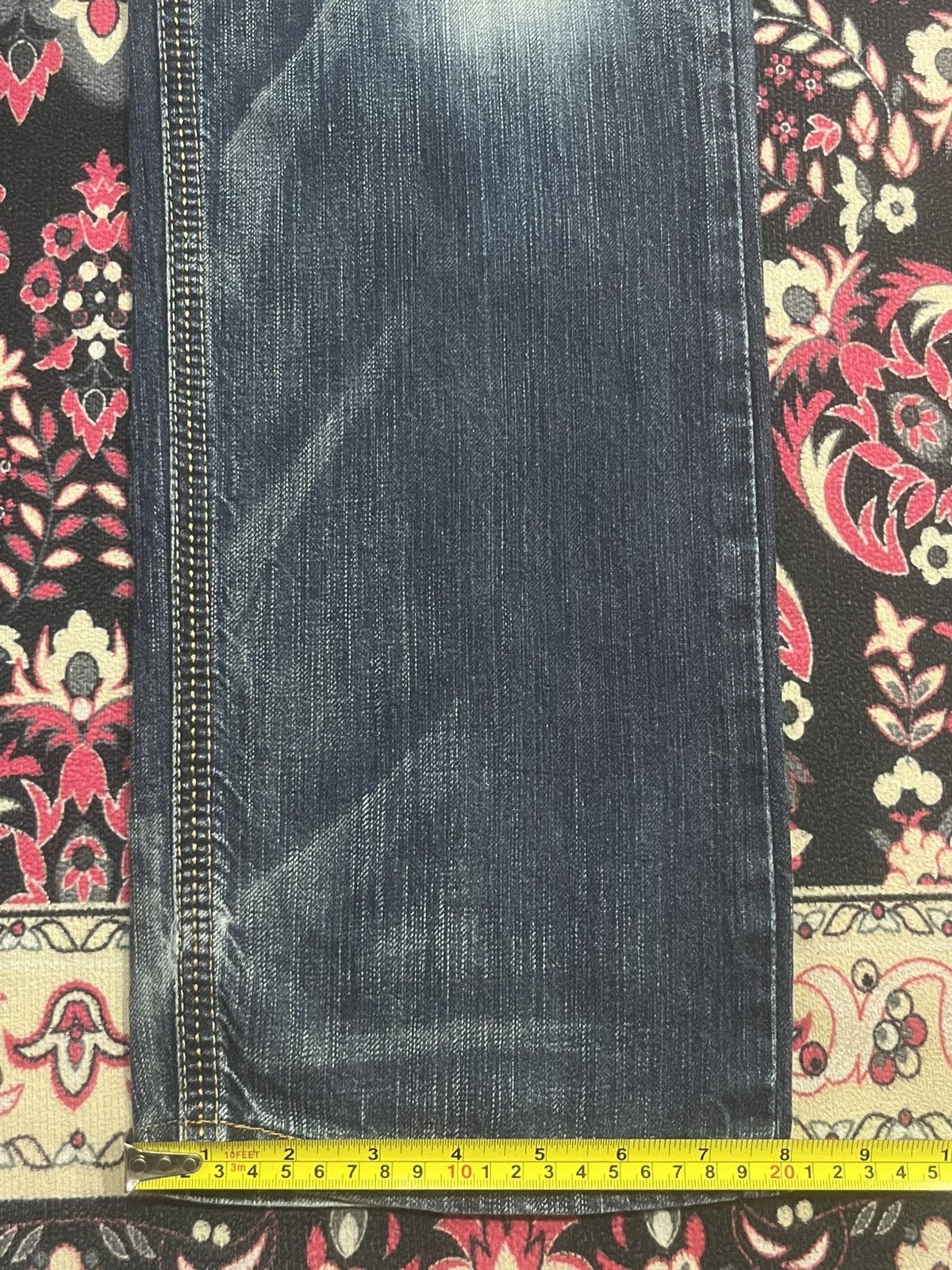 Edwin Edwin XVS Dark Faded Blue Washed Distressed Bush Pants Jeans Size US 30 / EU 46 - 17 Thumbnail