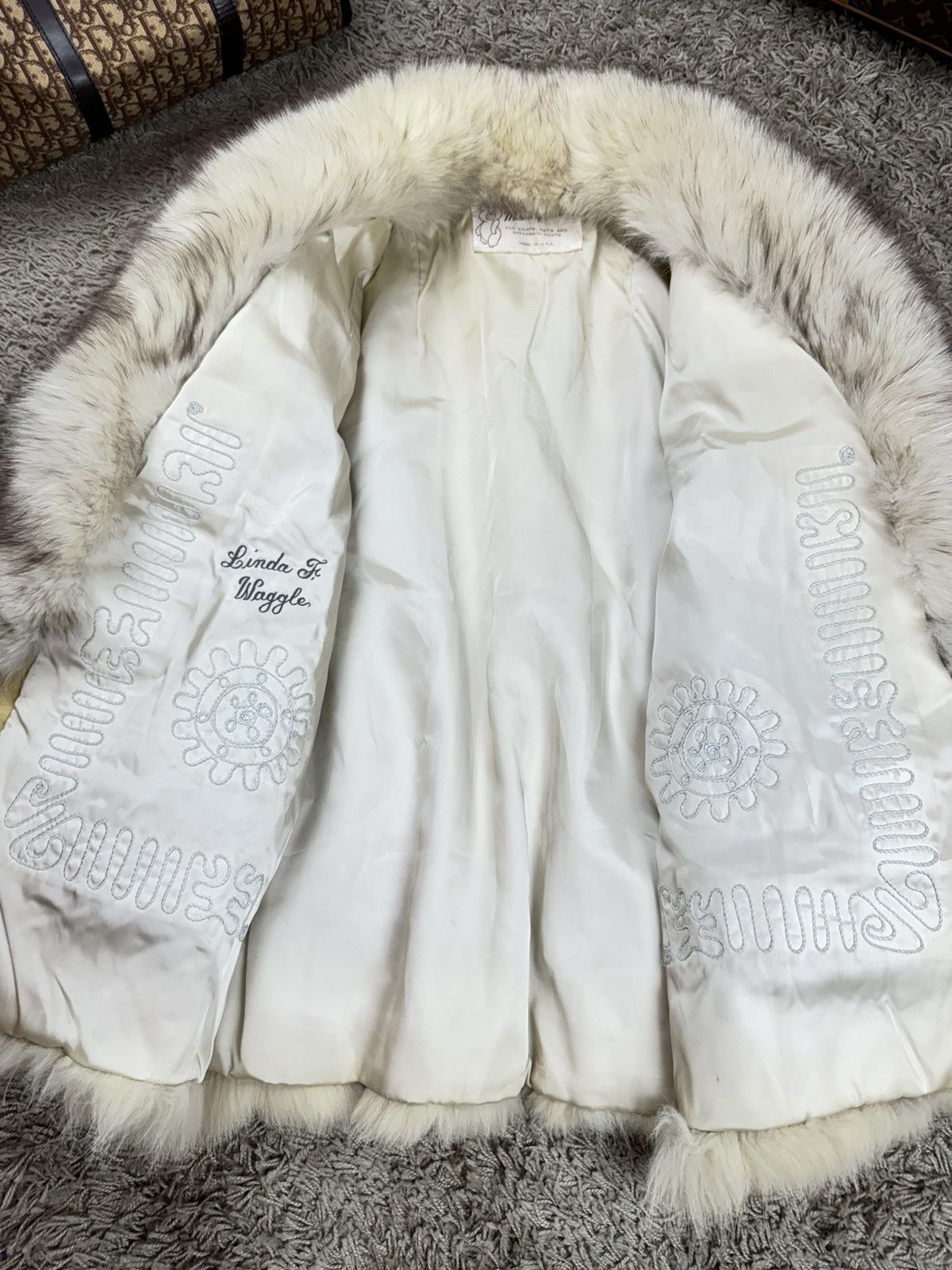 Sagafurs Rare natural fur Misha of Siberia USA coat original item Size L / US 10 / IT 46 - 4 Thumbnail