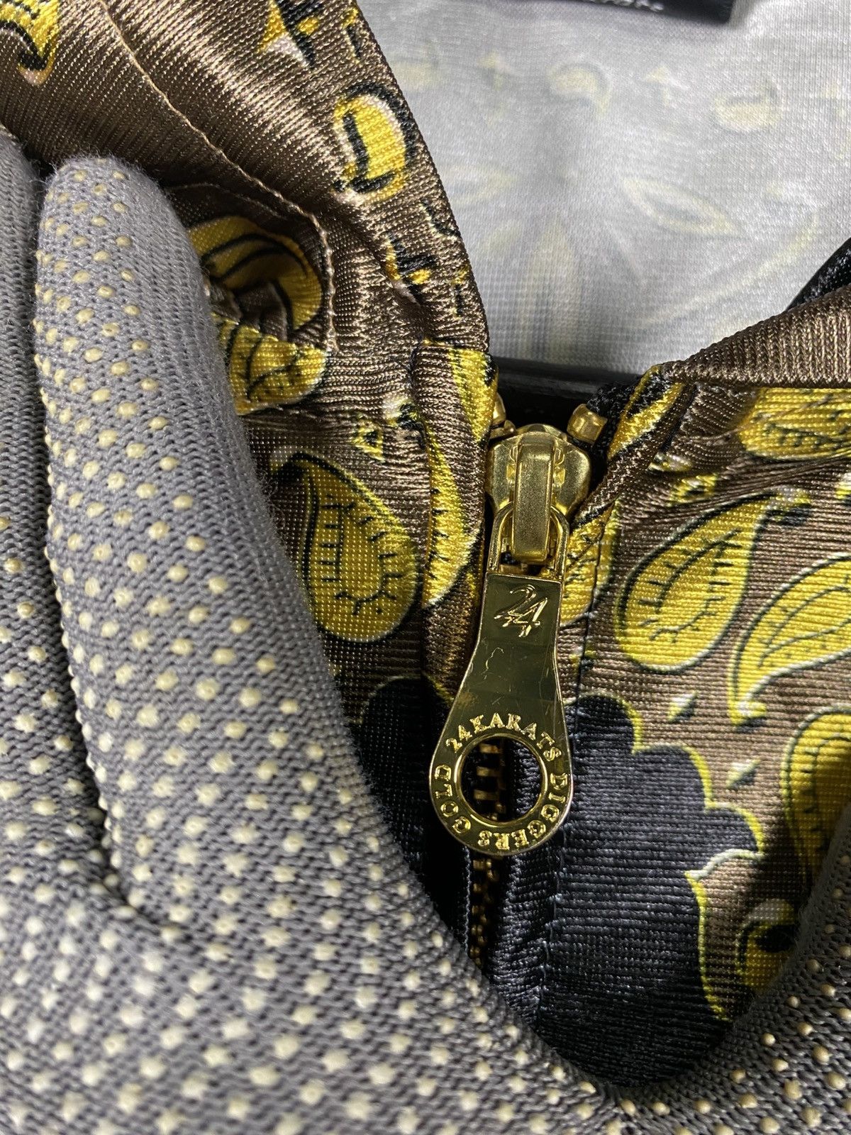 Japanese Brand 24 Karats Gold Diggers Full Print Hoodie Jacket Bandana Gold Size US S / EU 44-46 / 1 - 6 Thumbnail