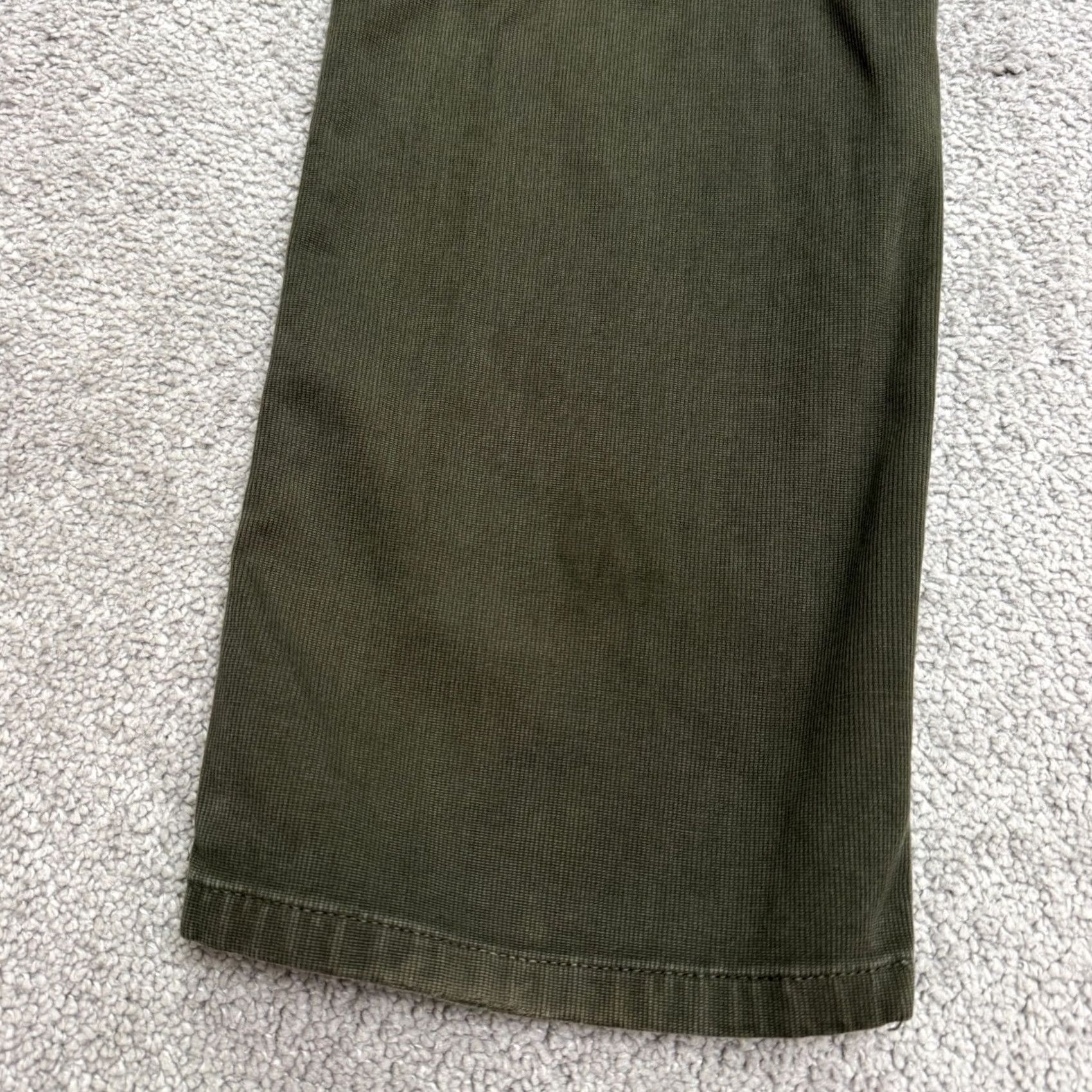 Bonobos Bonobos Slim Fit Straight Leg Chino Pants Mens 35x34 Dark Green Cotton Casual Size US 35 - 4 Thumbnail