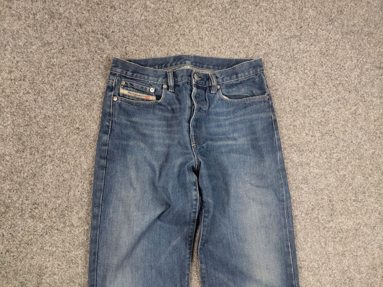 Diesel Vintage Diesel Industry Faded Denim Jeans Y2K Style Tapered Size US 32 / EU 48 - 7 Thumbnail