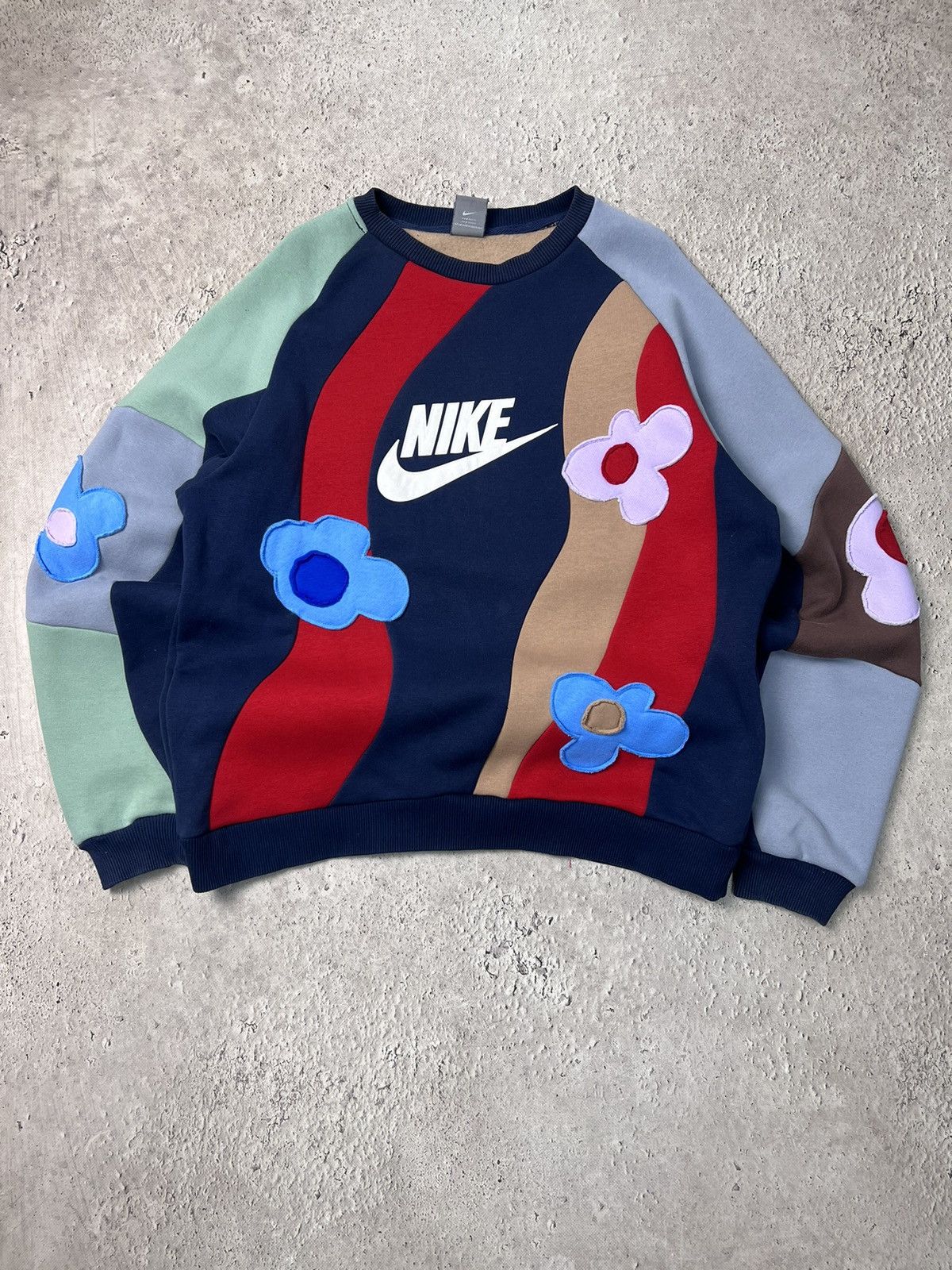 Nike × Vintage SALE✅✅VINTAGE NIKE STREETWEAR REWORKED NIKE HOODIE 90S Size US XL / EU 56 / 4 - 1 Thumbnail
