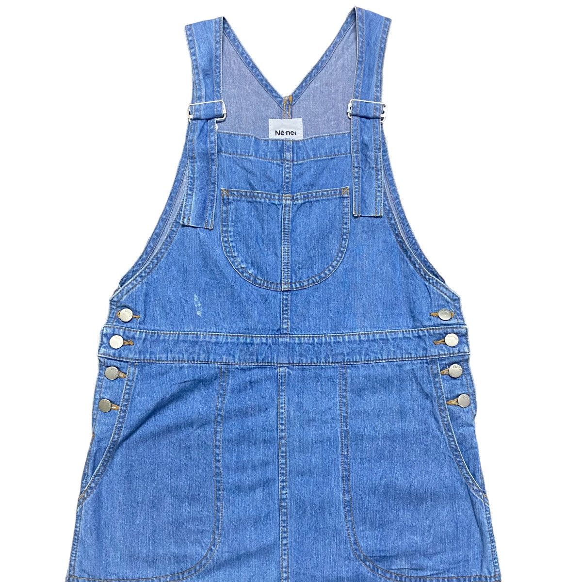 Issey Miyake Ne-net Denim Overall Dress Size M / US 6-8 / IT 42-44 - 3 Thumbnail