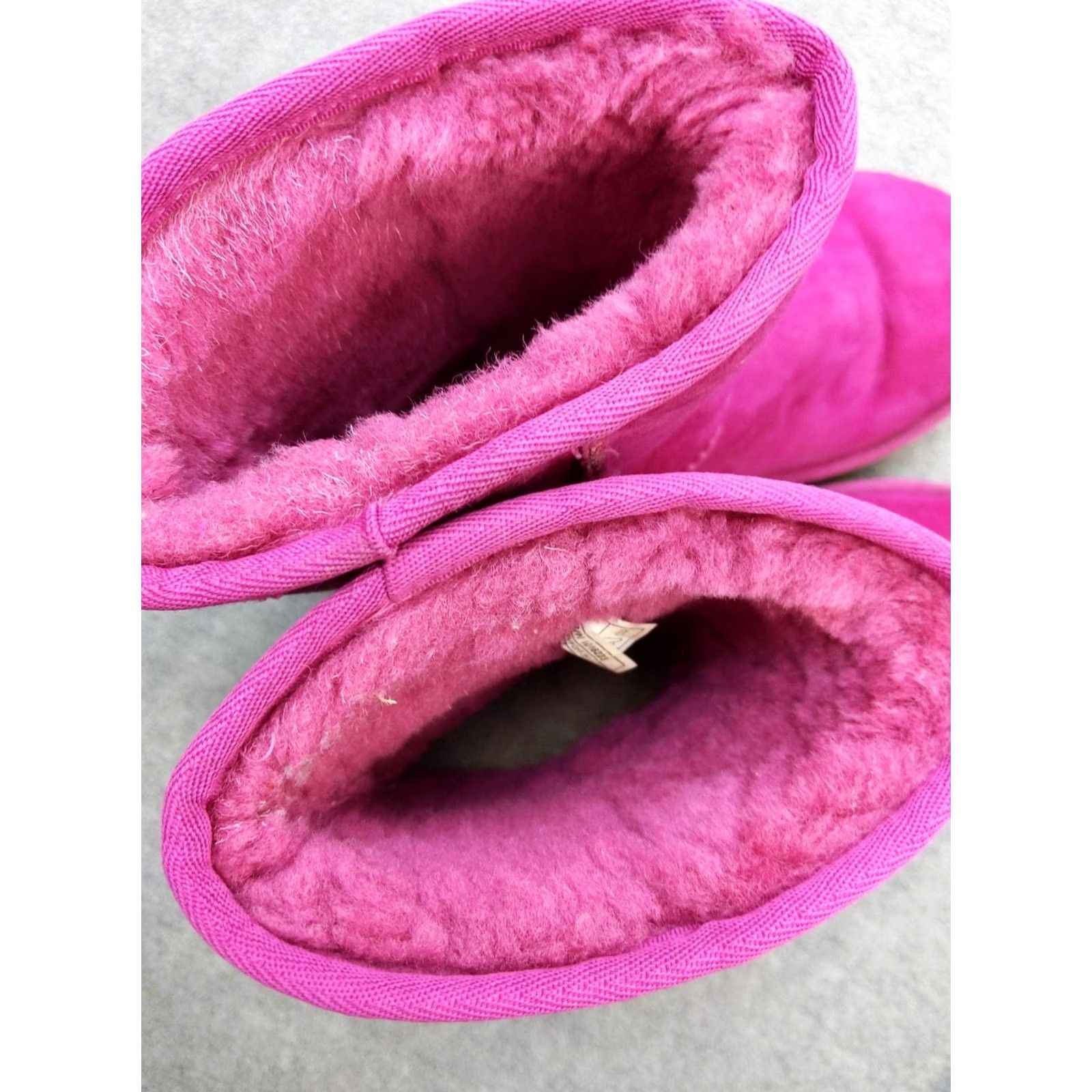 Ugg UGG Womens Boots Pink Suede Mid-Calf Shearling Pull On Winter 6 37 4 (UK) 1016223 Size US 6 / IT 36 - 7 Thumbnail
