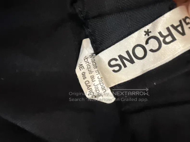 Comme des Garcons Comme Des Garcons size S Main line asymmetric wide-leg pan Size 23" - 8 Thumbnail