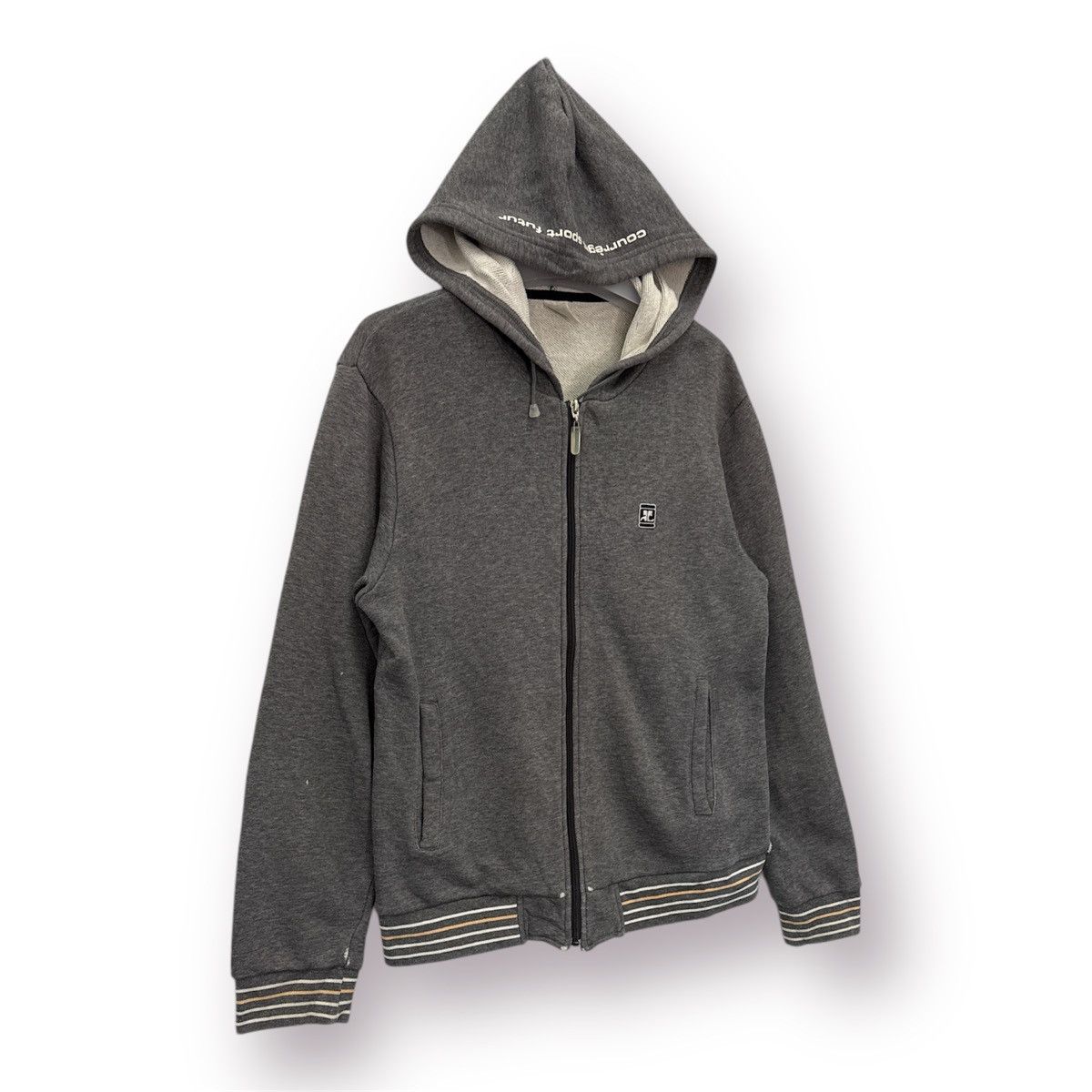Andre Courreges 🔥 Courréges Sport Futur italian Hoodie Zipper Sweat Size US XS / EU 42 / 0 - 3 Thumbnail