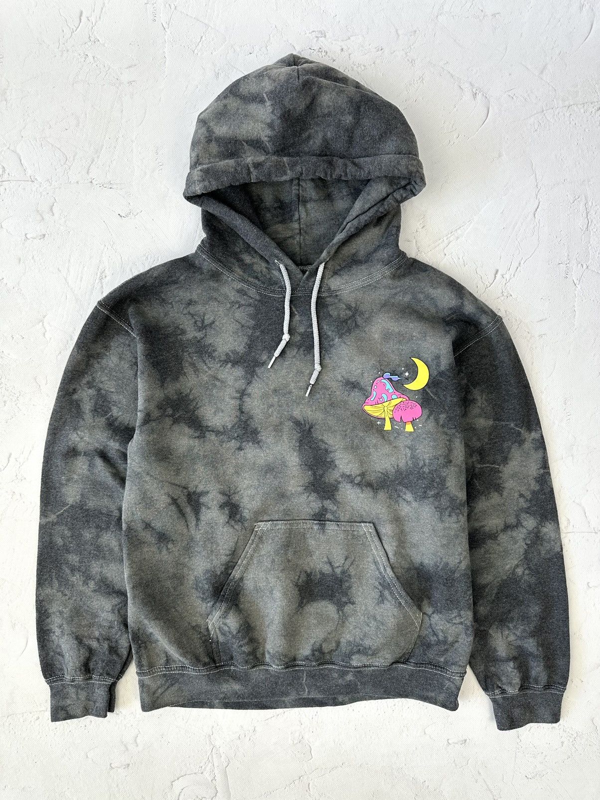 Japanese Brand × Vintage Vintage Washed Printed Hoodie Size M / US 6-8 / IT 42-44 - 2 Thumbnail