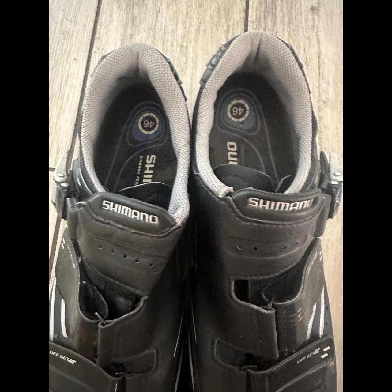 Designer Used Black Shimano Road Cycling Size US 12 / EU 45 - 4 Thumbnail