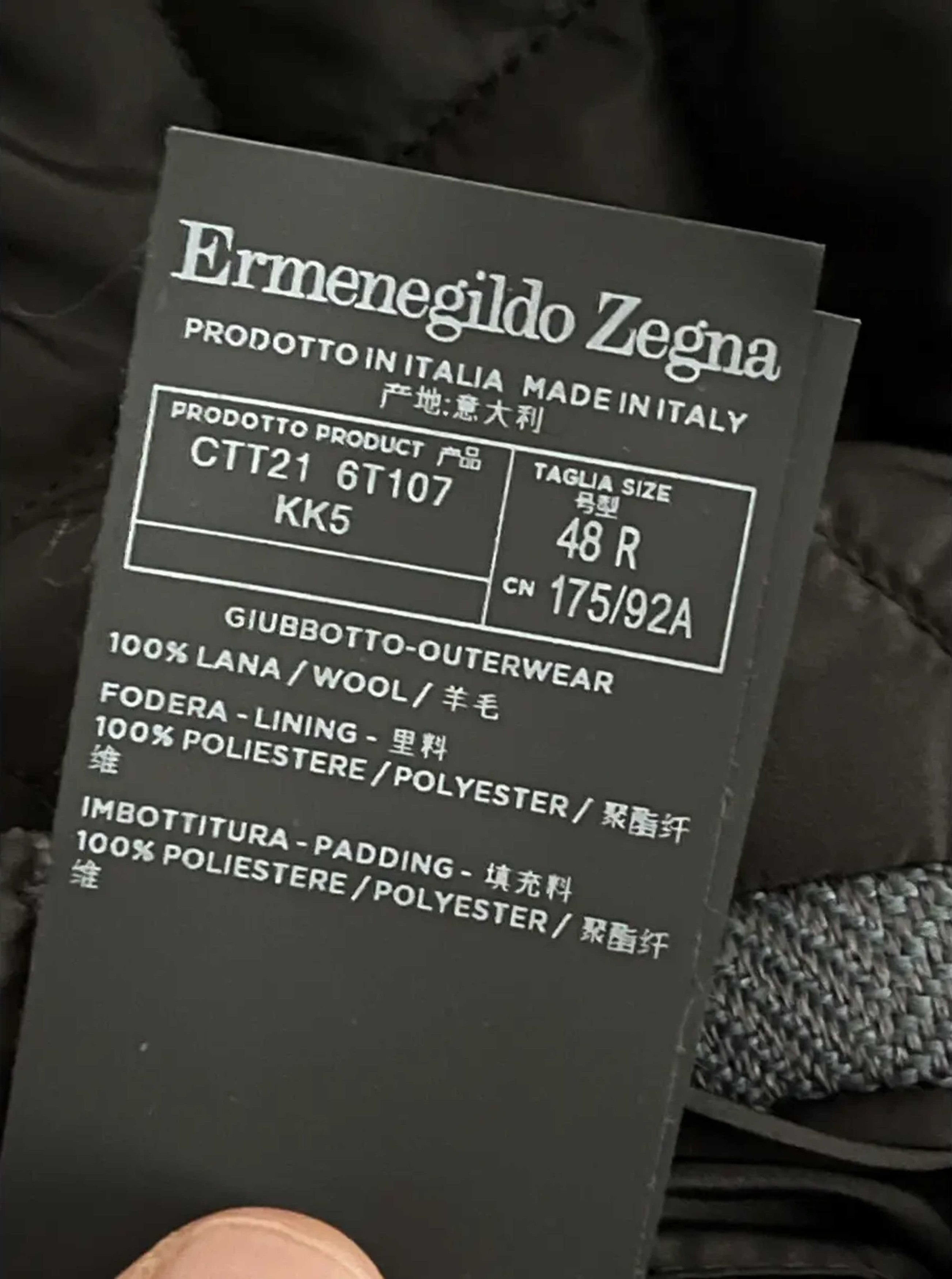 Ermenegildo Zegna Ermenegildo Zegna Wool Jacket M Size US M / EU 48-50 / 2 - 5 Thumbnail