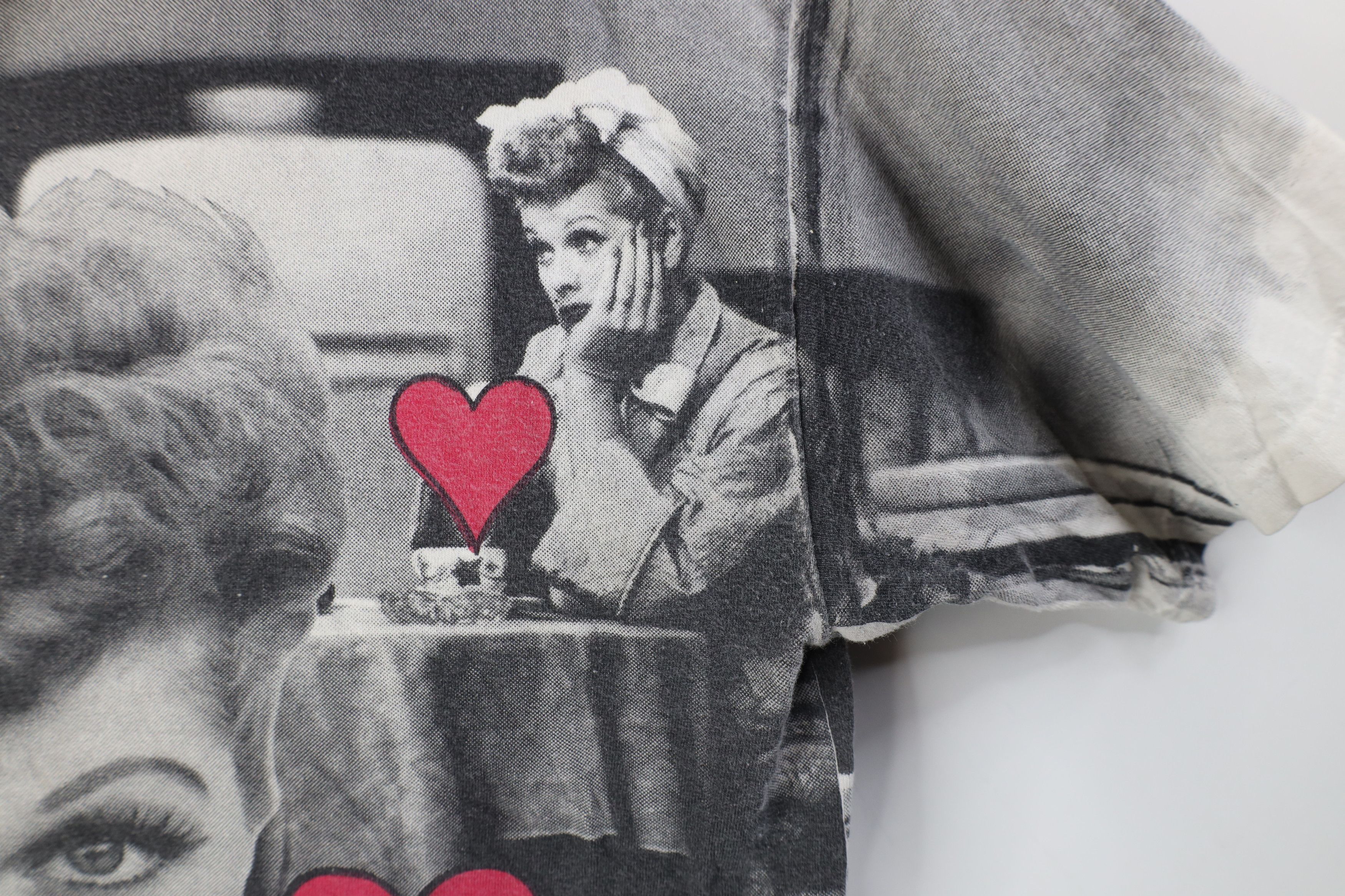 Vintage Vintage 90s I Love Lucy All Over Print Short Sleeve T-Shirt Size US L / EU 52-54 / 3 - 7 Thumbnail