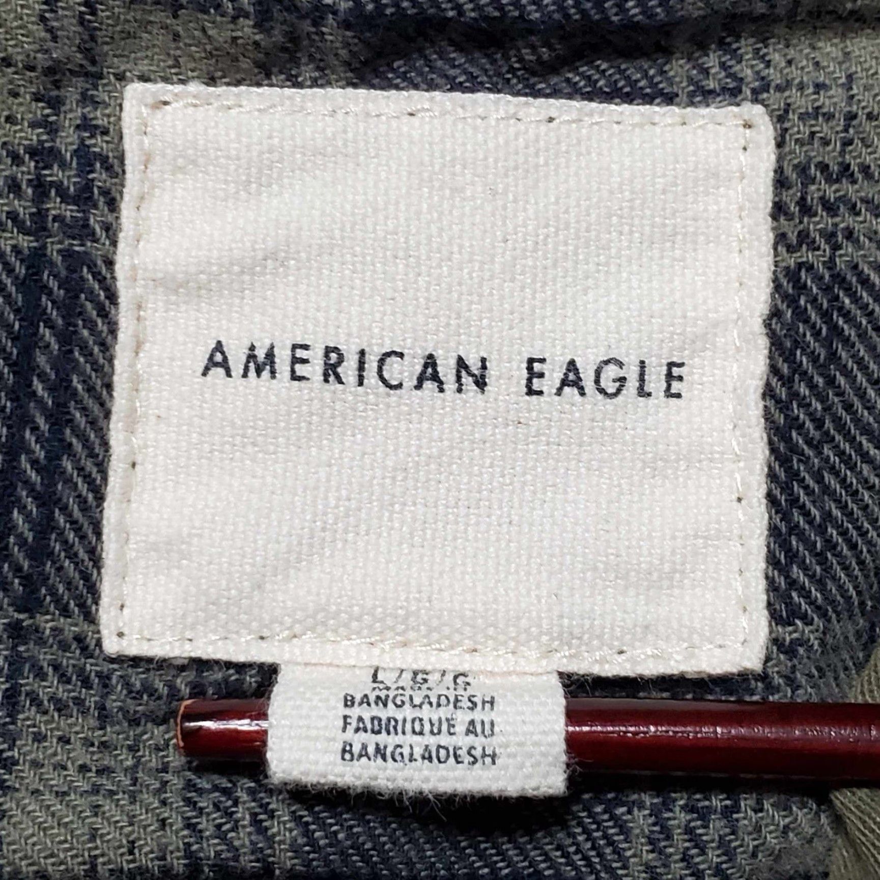 American Eagle Outfitters American Eagle Men’s L Green Long Sleeve Button Up Shirt - 90s Y2K Casual Work Shirt Size US L / EU 52-54 / 3 - 3 Thumbnail