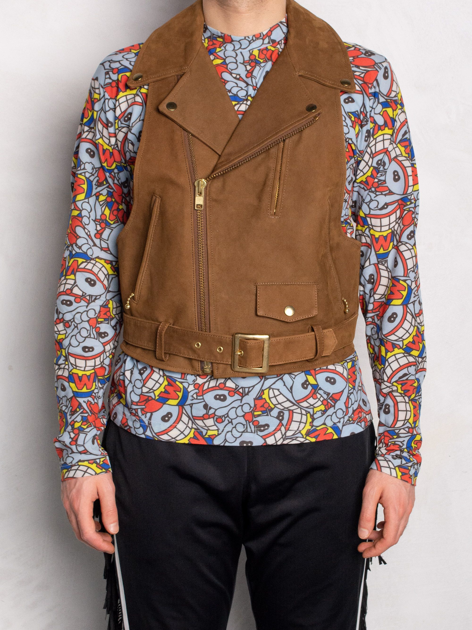 PHENOMENON PHENOMENON - S/S 2010 - buffalo leather biker vest Size US S / EU 44-46 / 1 - 8 Thumbnail