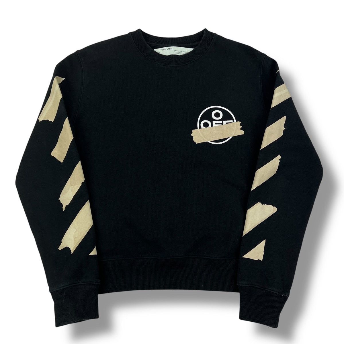 Off-White Tape Arrows Black Sweatshirt